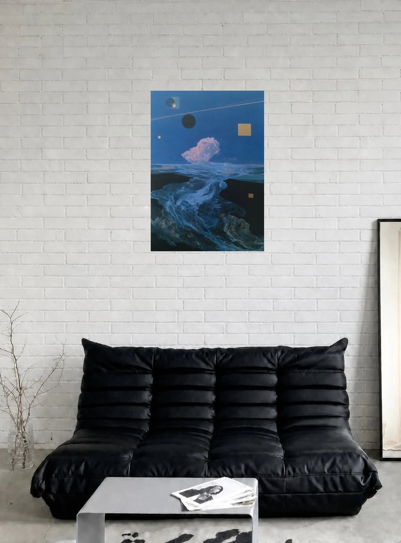 ASTRONOMER’S OCEAN shown in a room