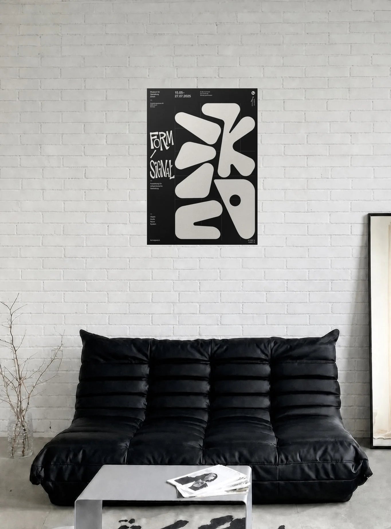 CARBON TYPE shown in a room