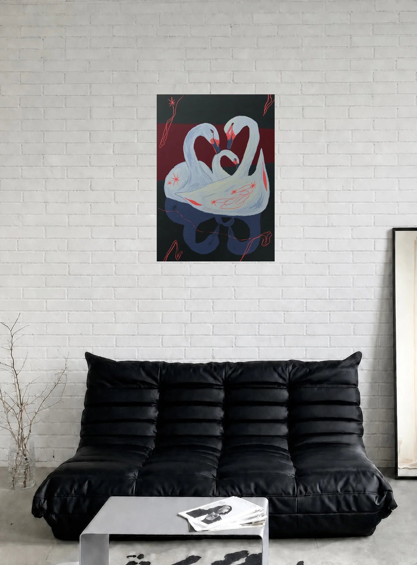 CELESTIAL EMBRACE shown in a room