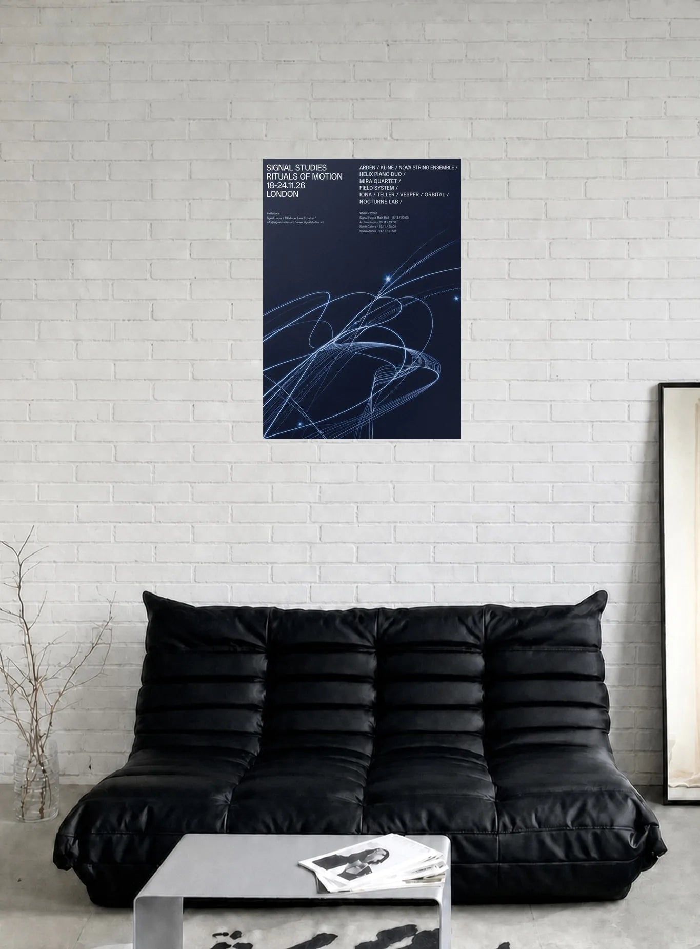 CERULEAN shown in a room