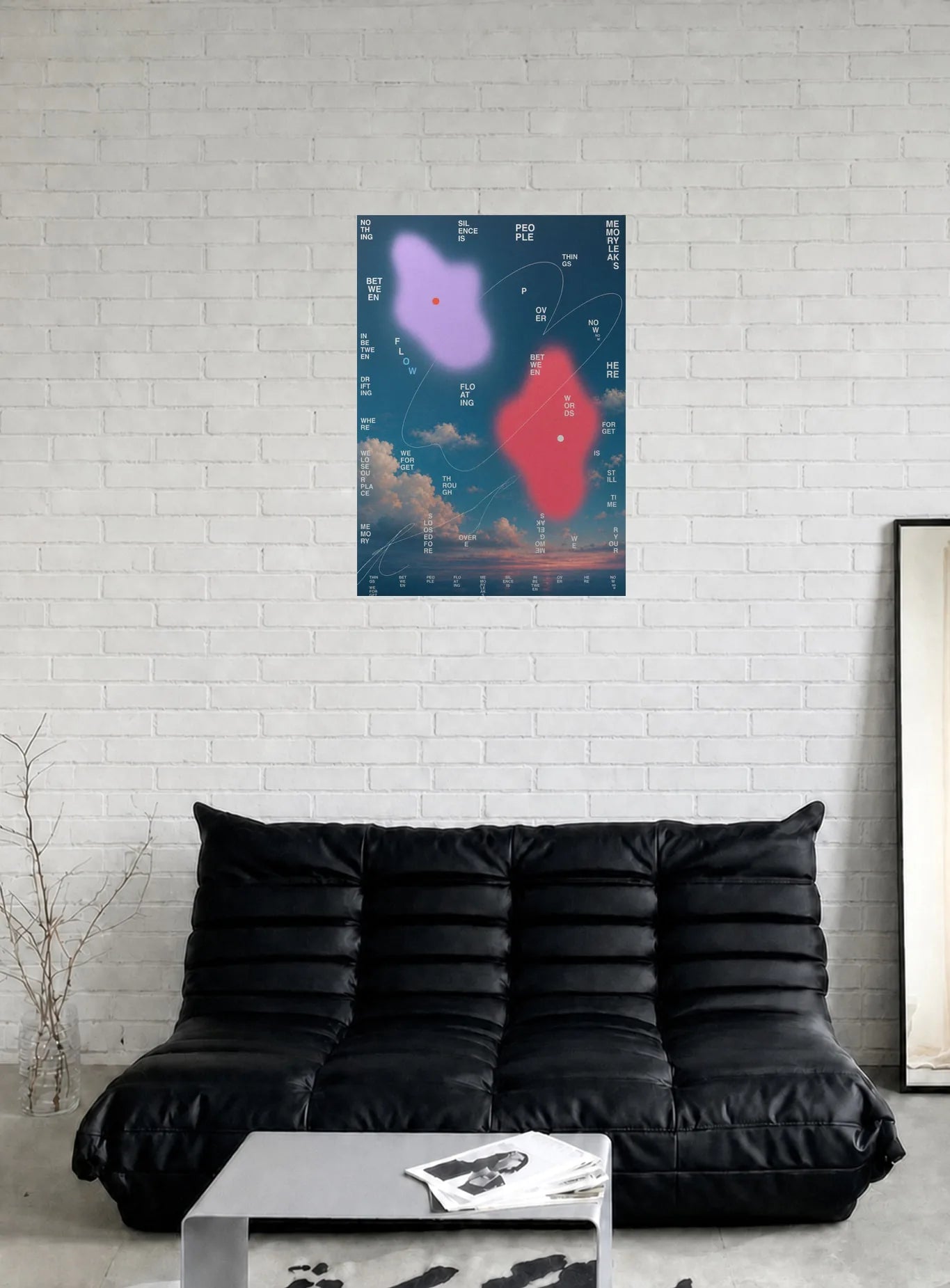 CLOUD DATA shown in a room