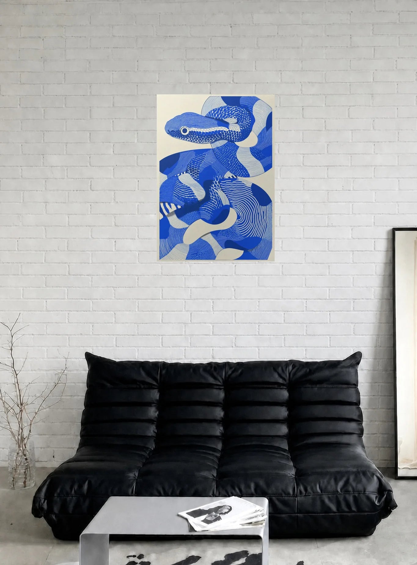 COILED LABYRINTH shown in a room