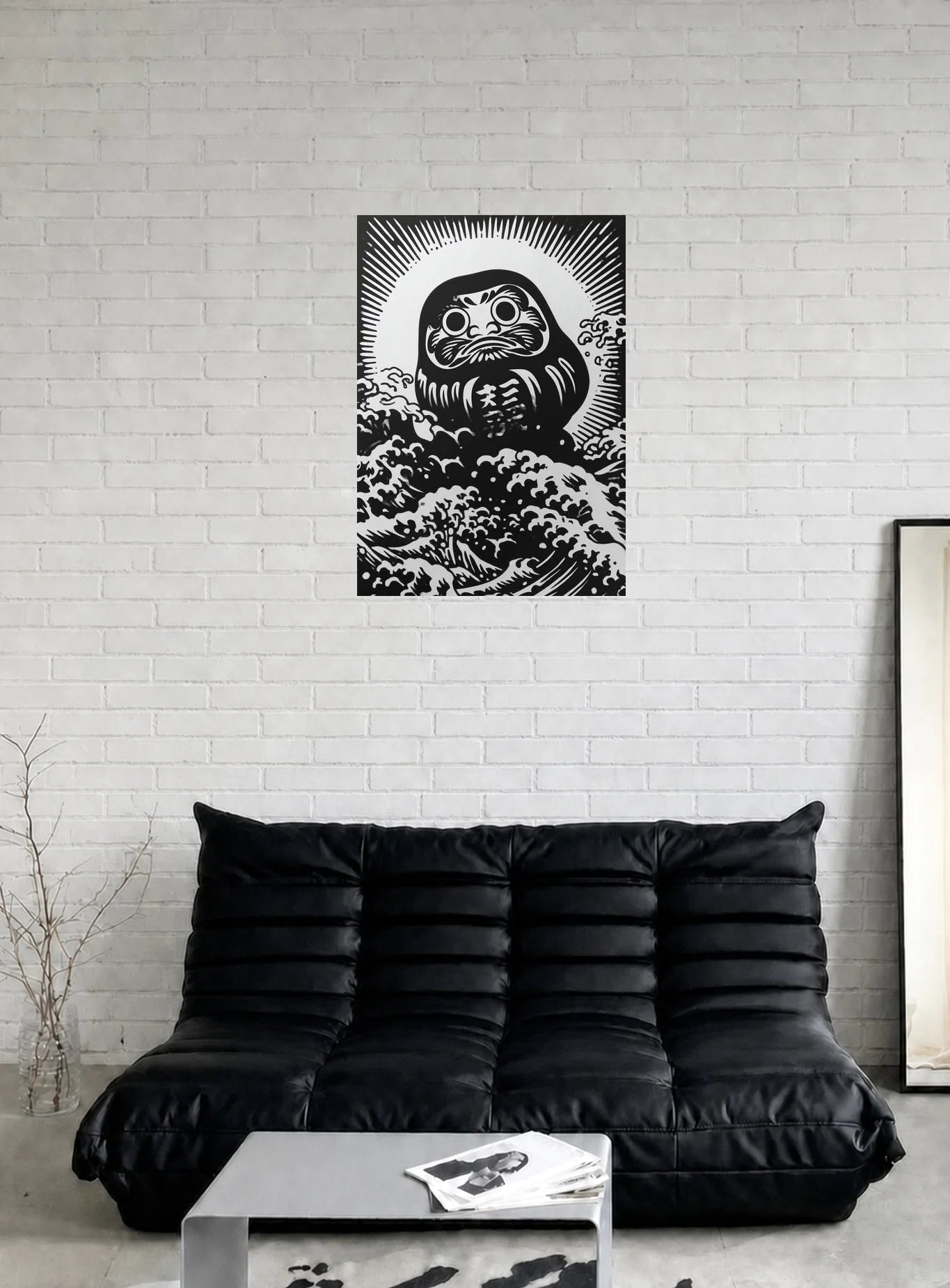 DARUMA'S VOYAGE shown in a room