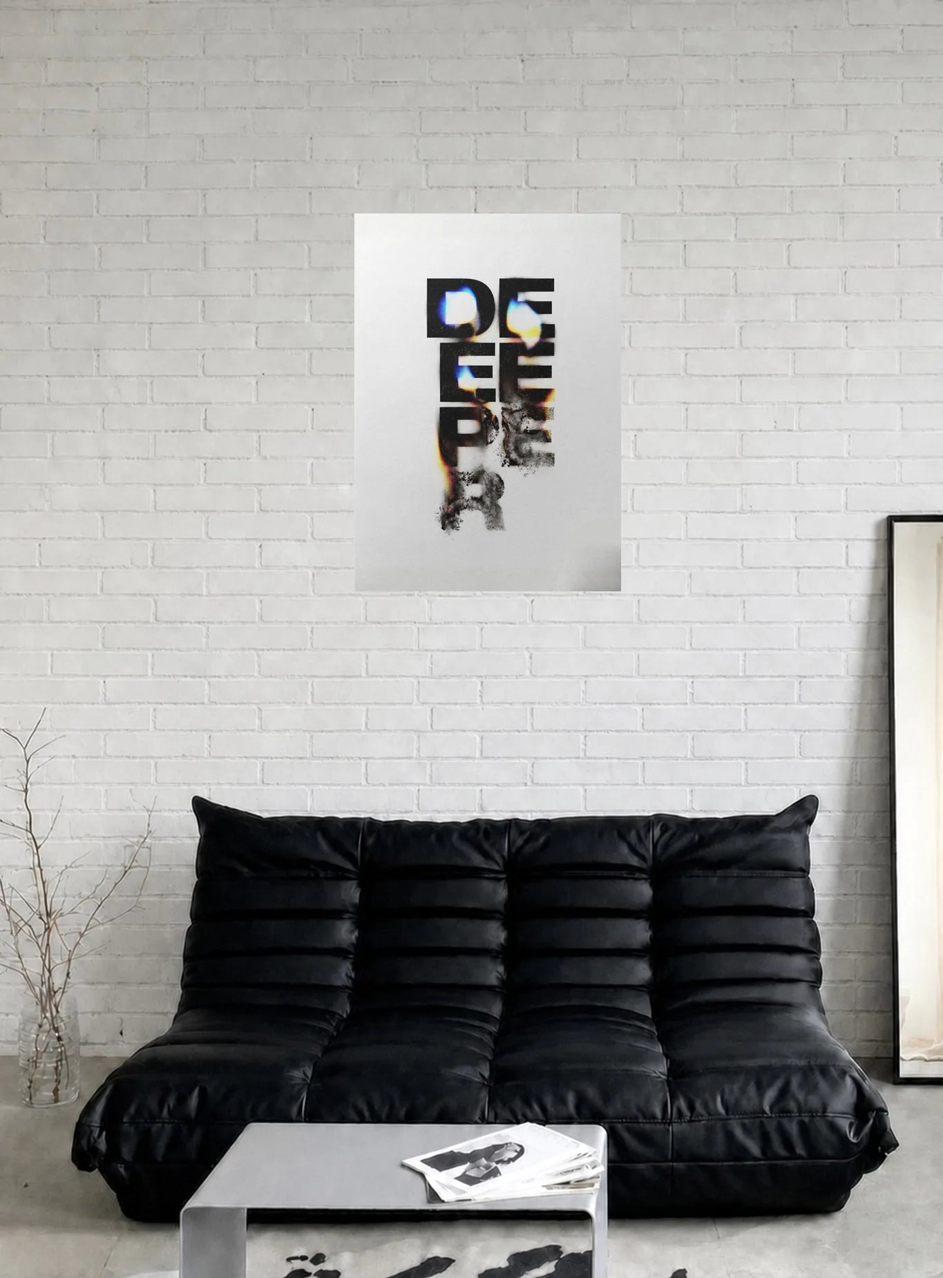 DEEPER shown in a room