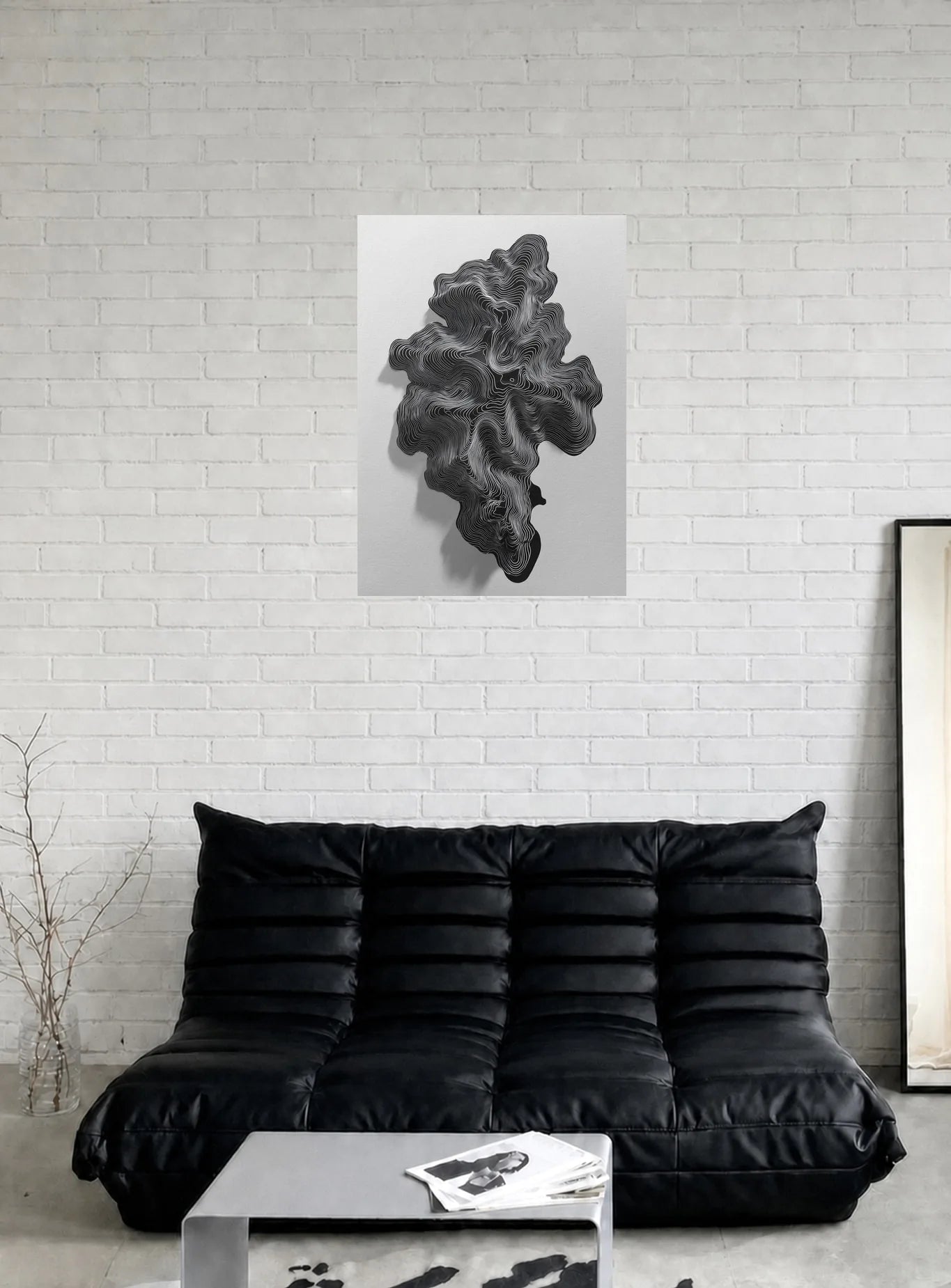 DESERT CURVE shown in a room