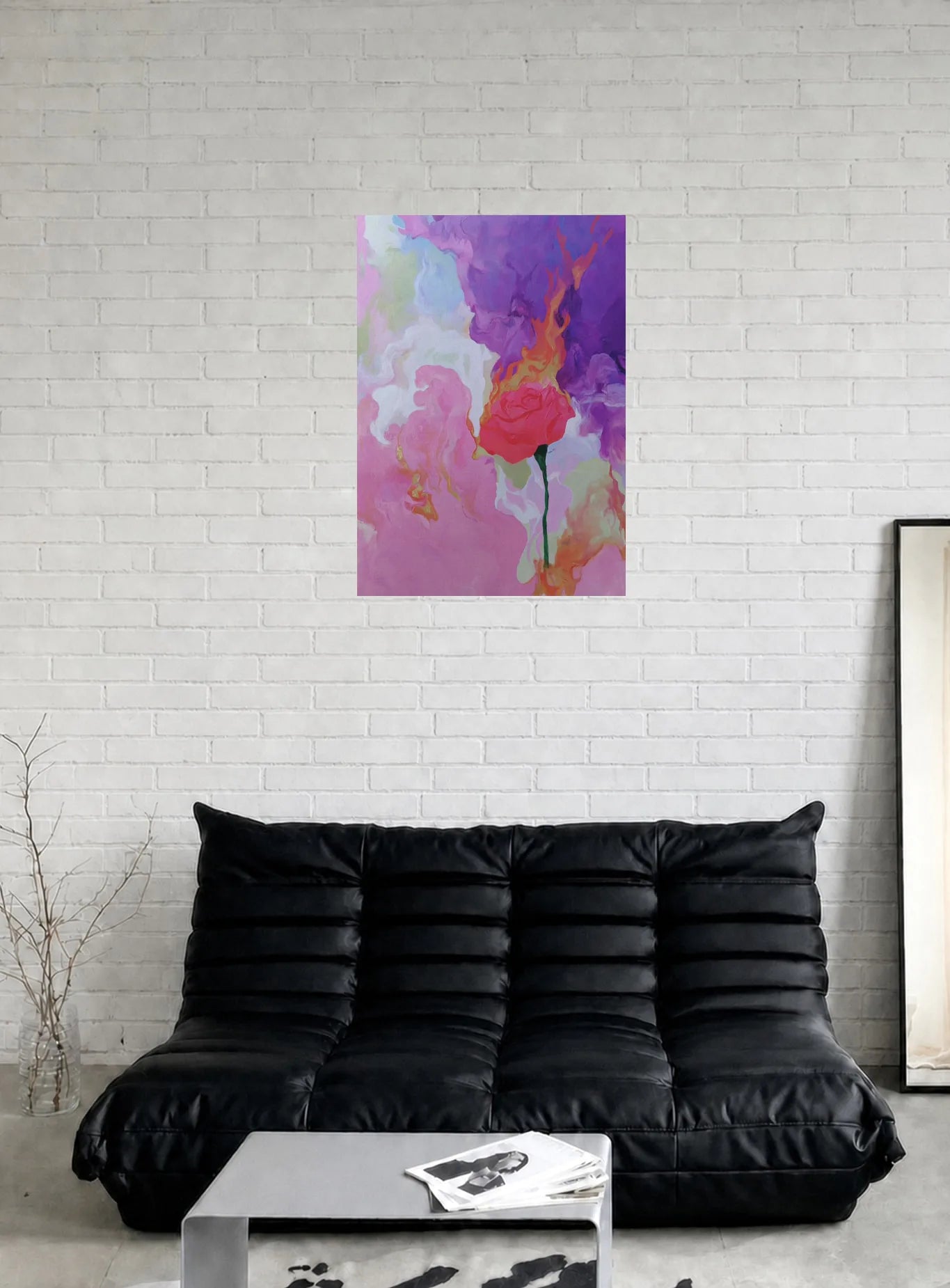 EMBER FLOWER shown in a room