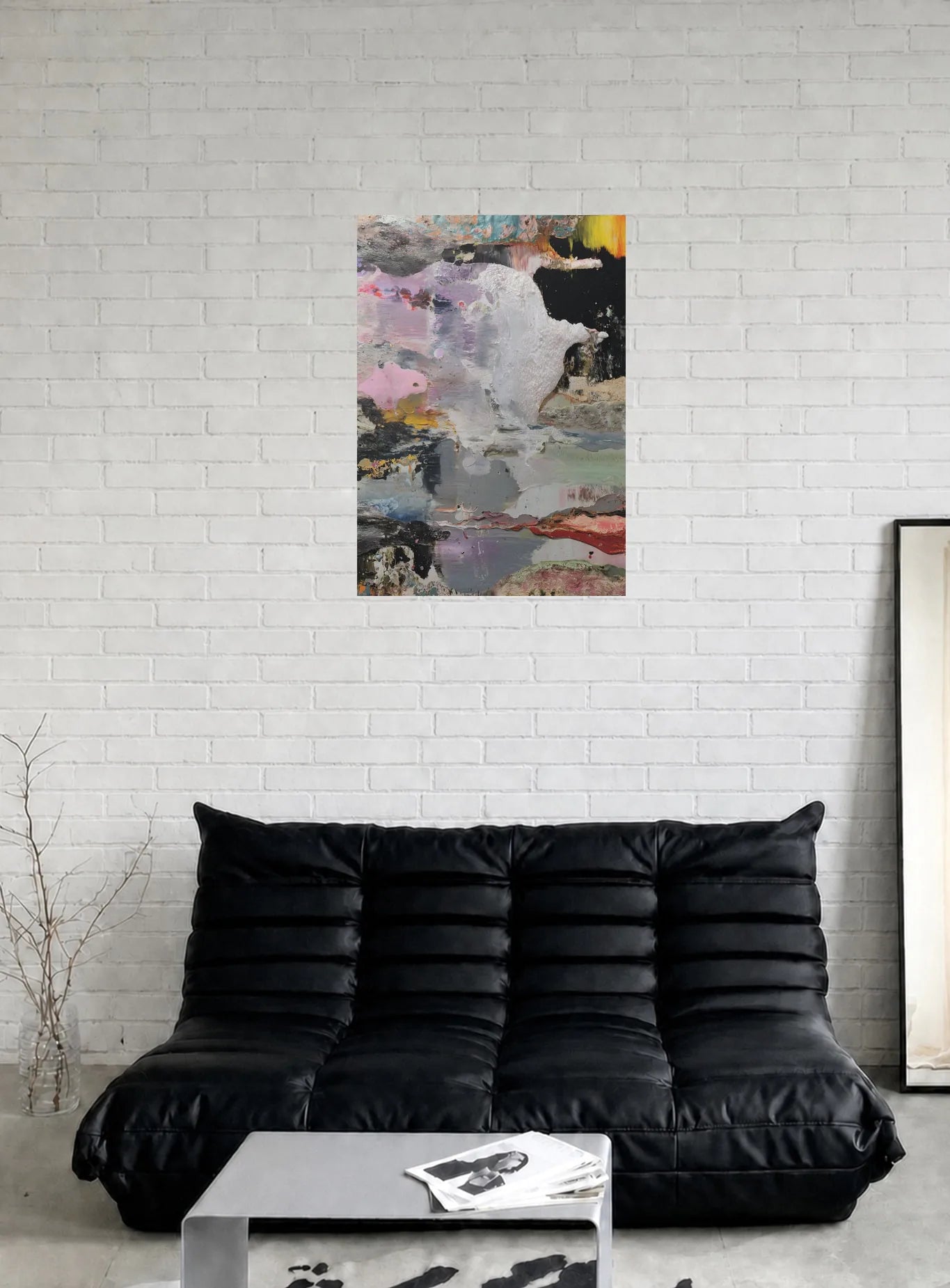 EROSION OF A DREAMSCAPE shown in a room
