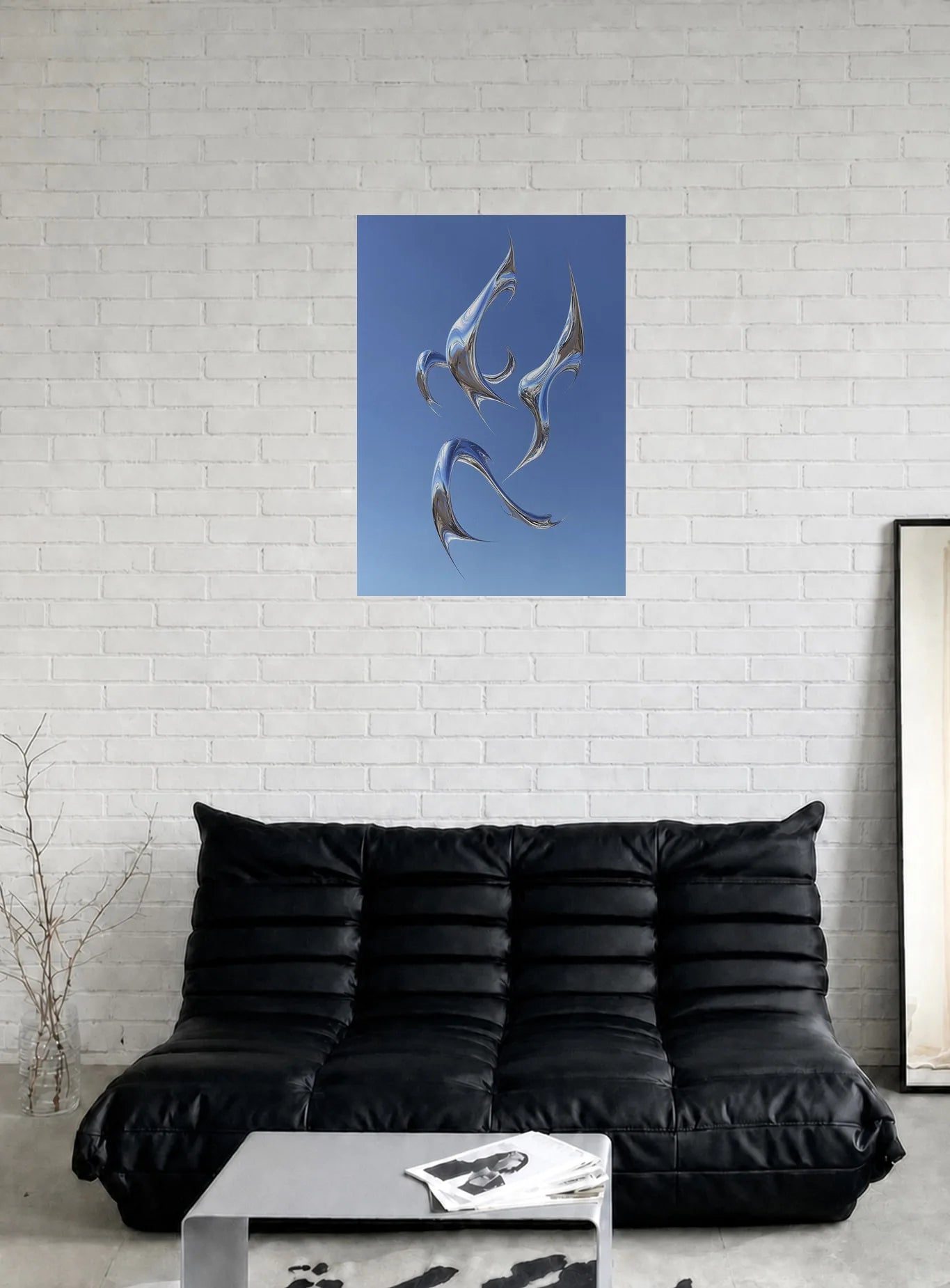 ETHEREAL WINGS shown in a room