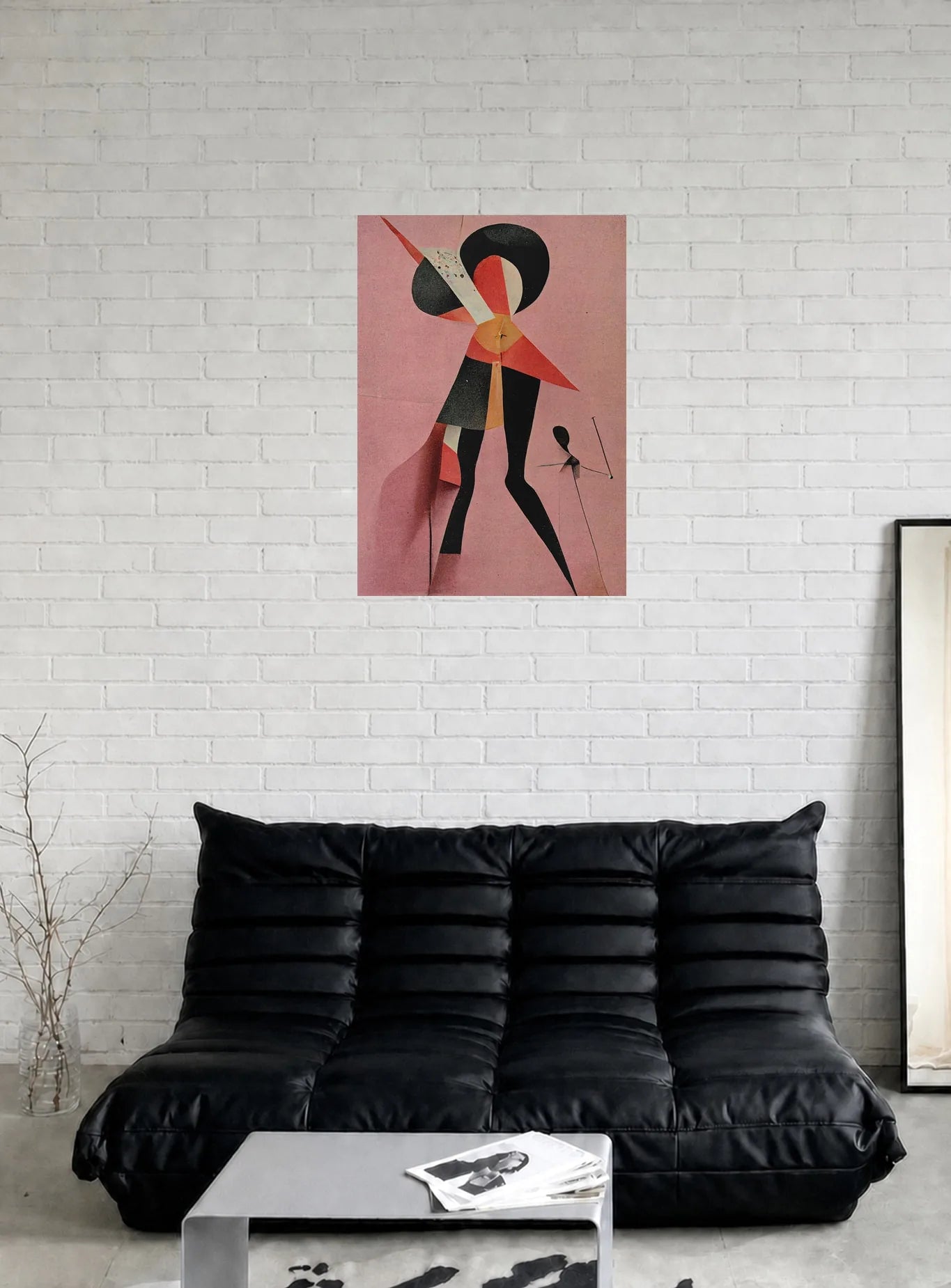 FIGURES IN FLUX shown in a room