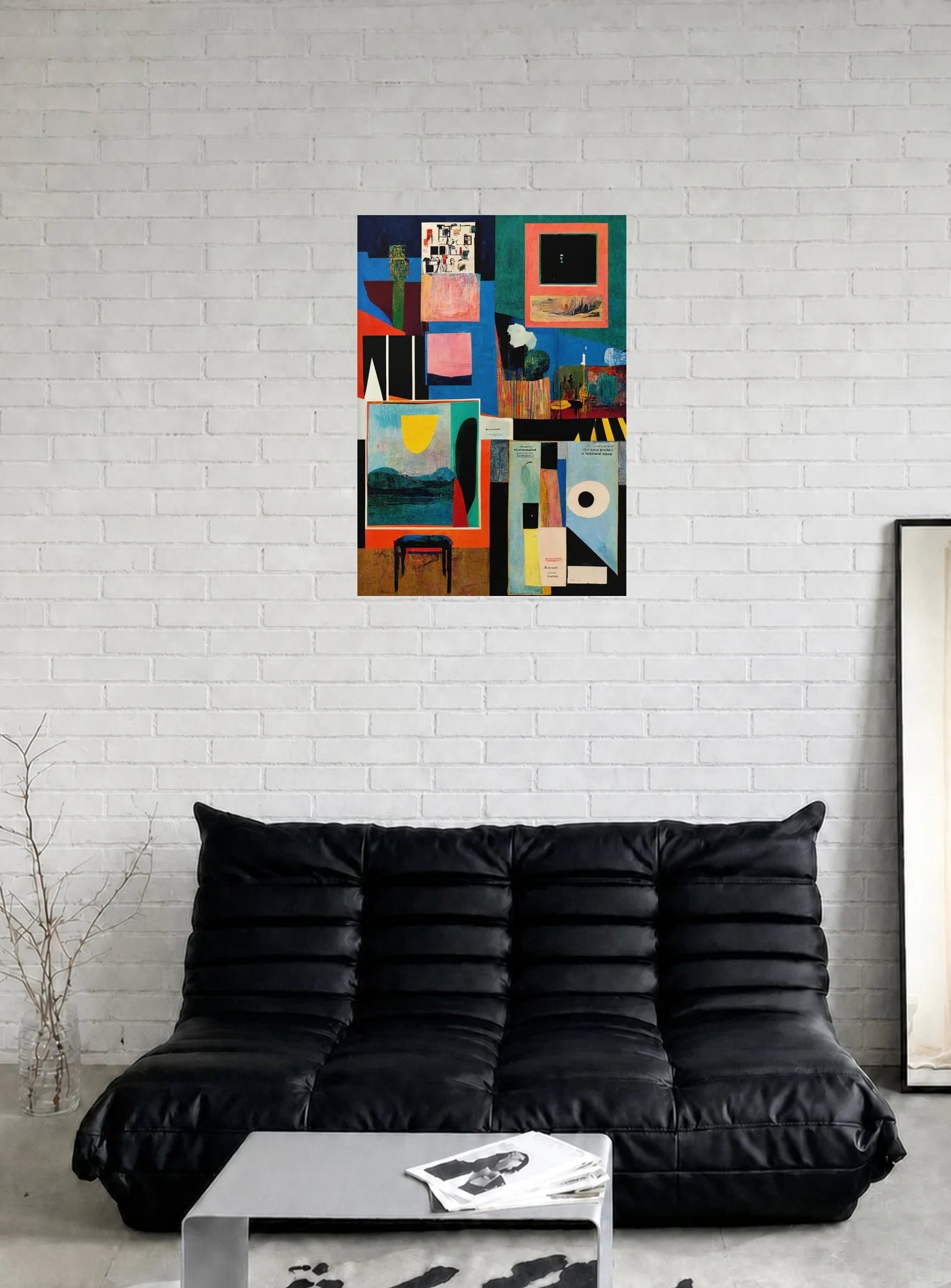 FOUR LAYERS shown in a room