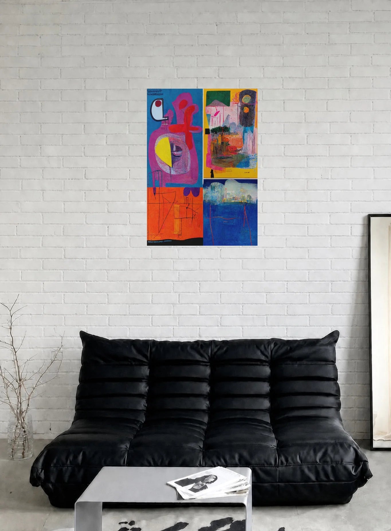 FOUR STATES OF MIND shown in a room