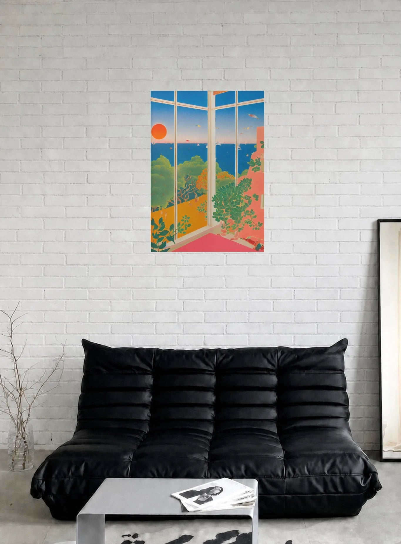 LET IN THE LIGHT shown in a room