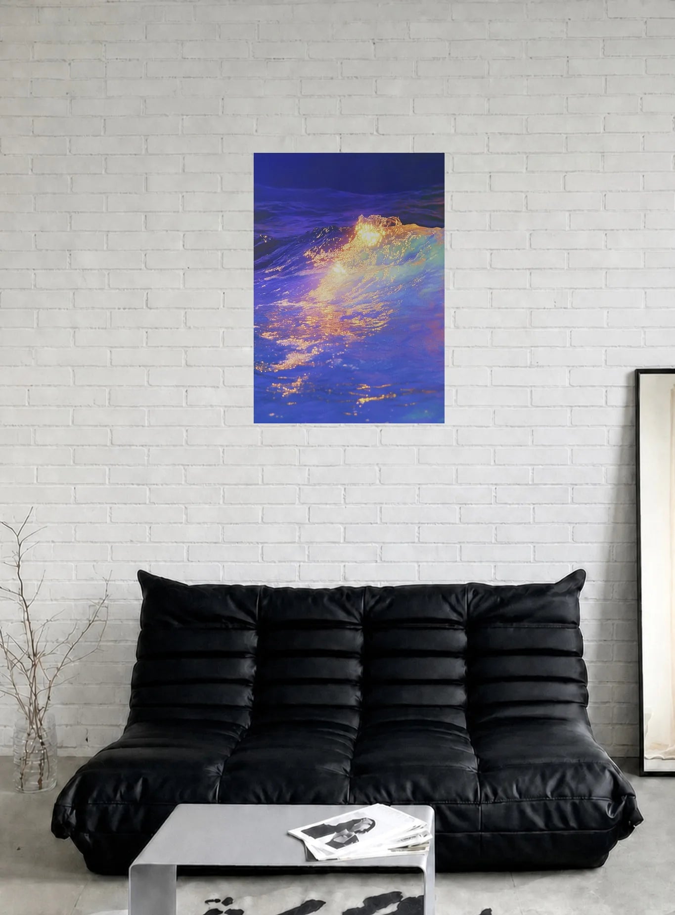 LIQUID GOLD shown in a room