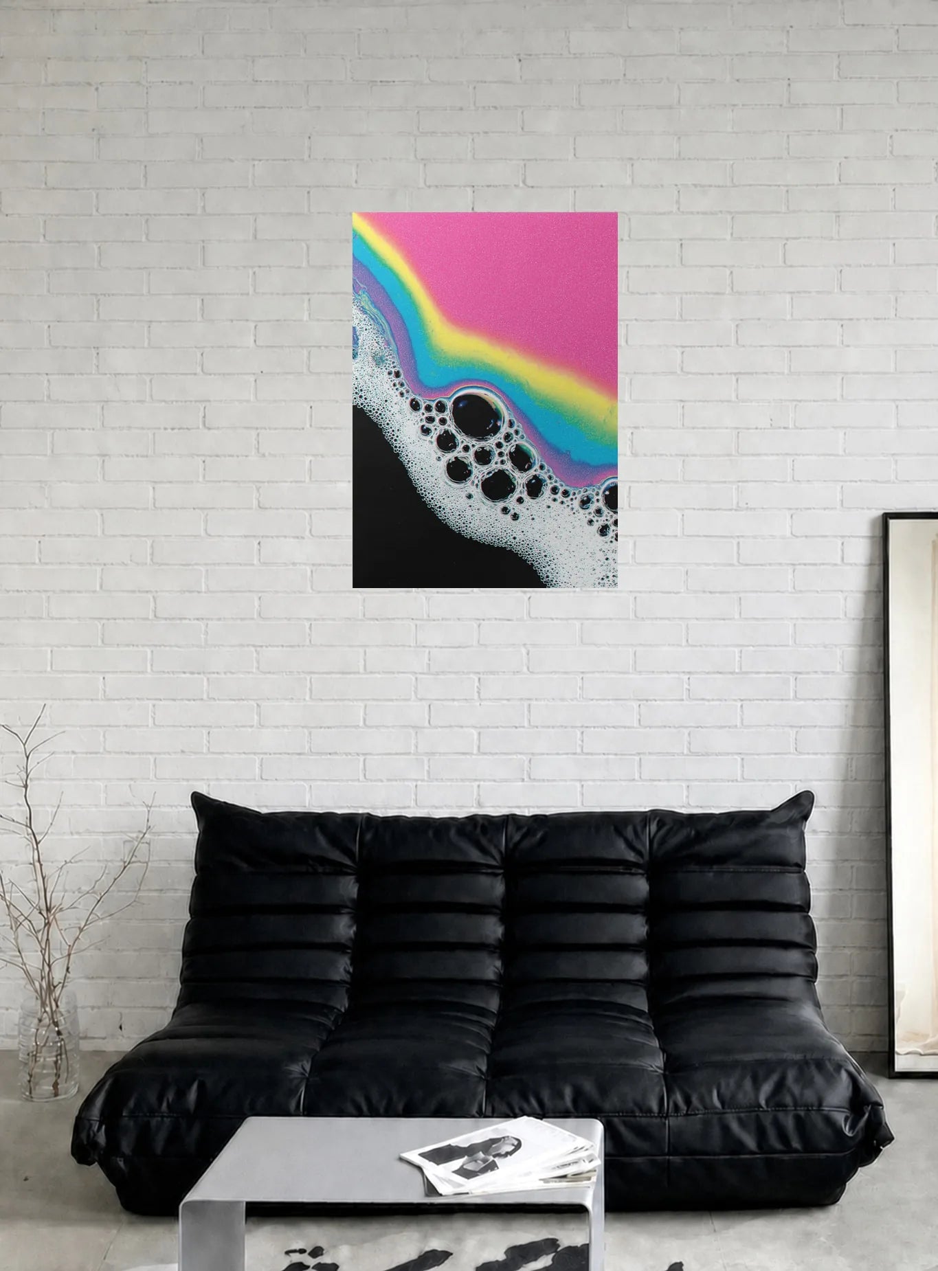 LIQUID PRISM THEORY shown in a room