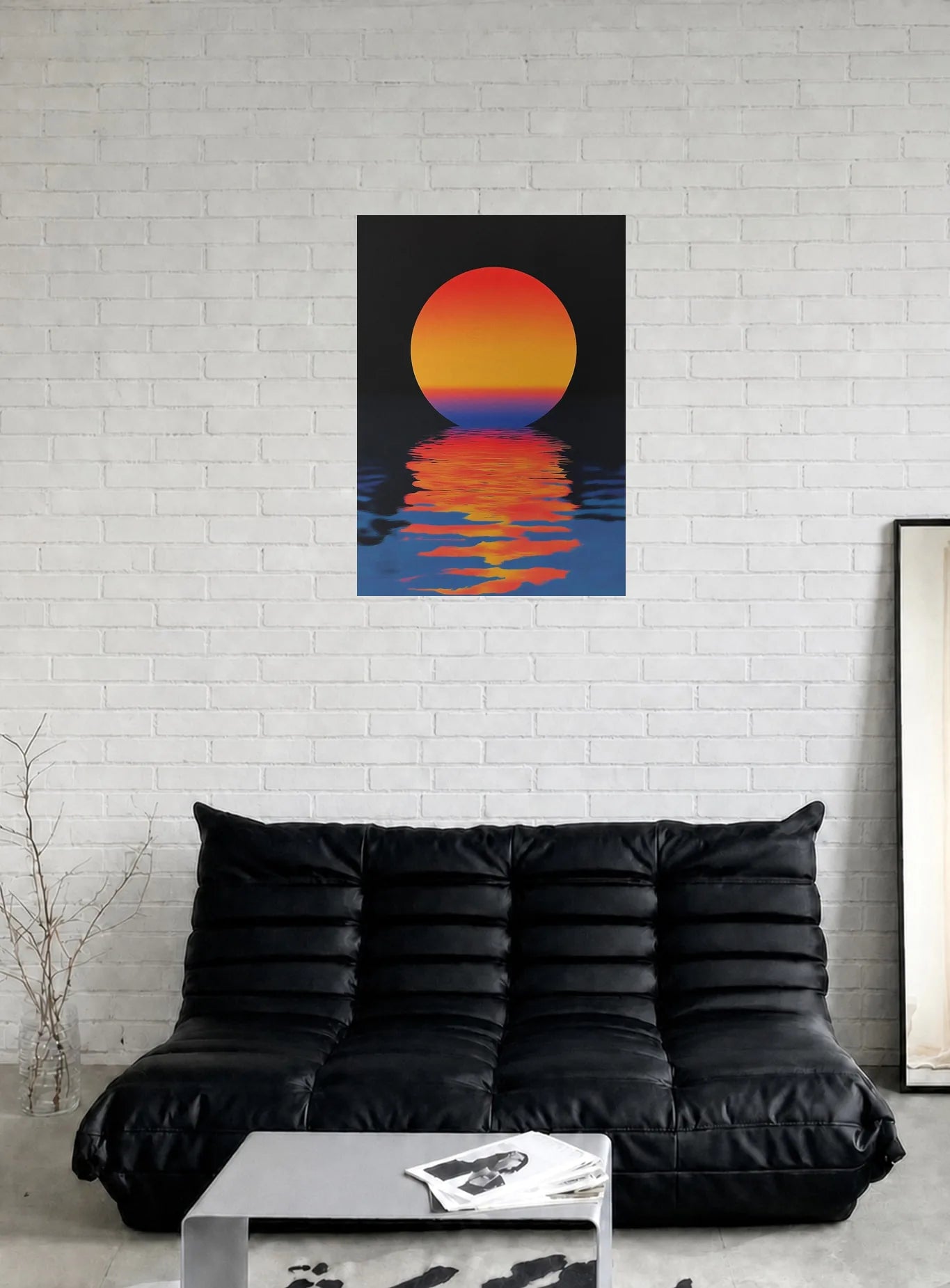 LIQUID SUN shown in a room