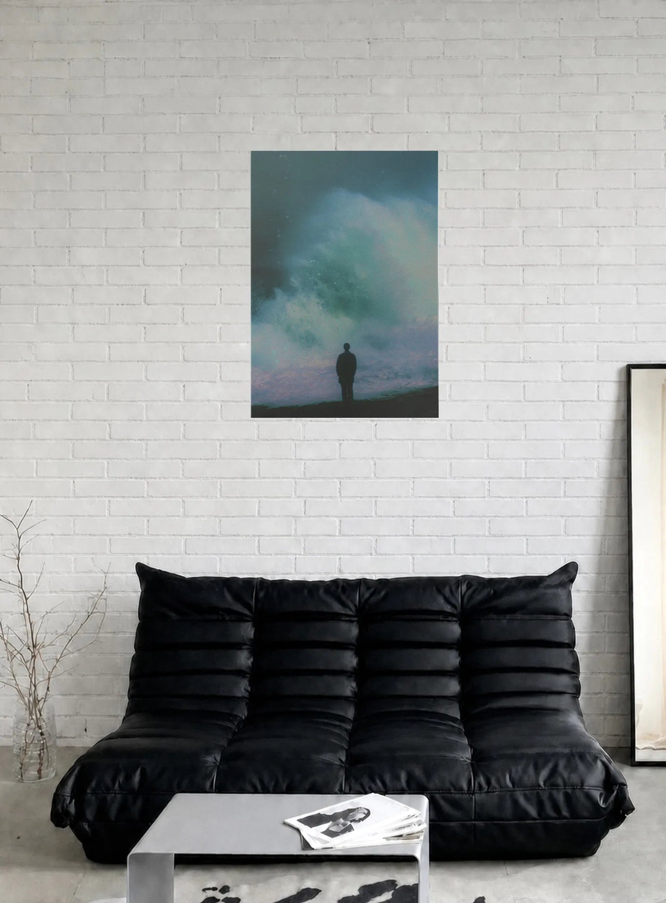 LOOKING AT SOMETHING DEEPER shown in a room