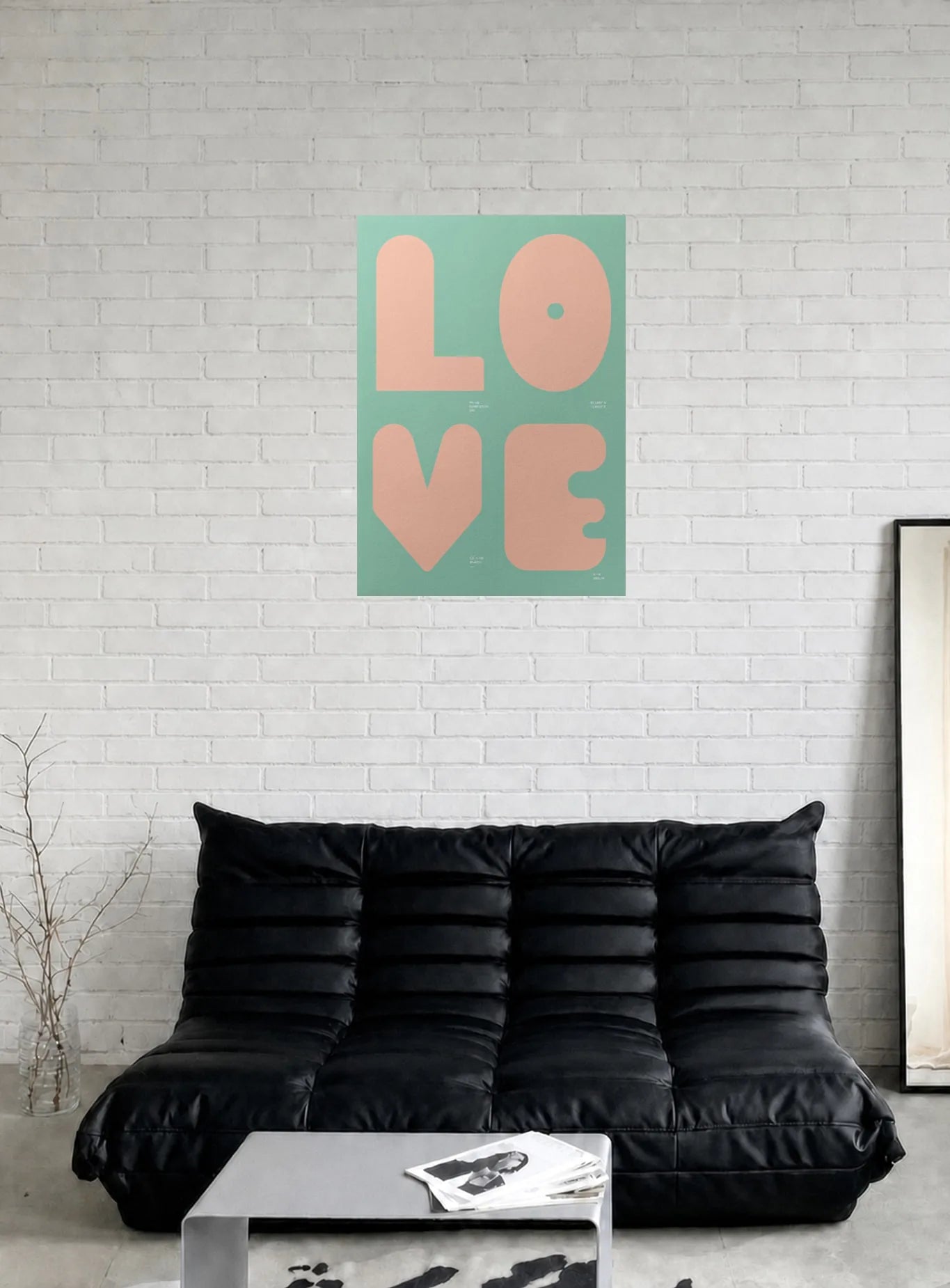 MALACHITE shown in a room