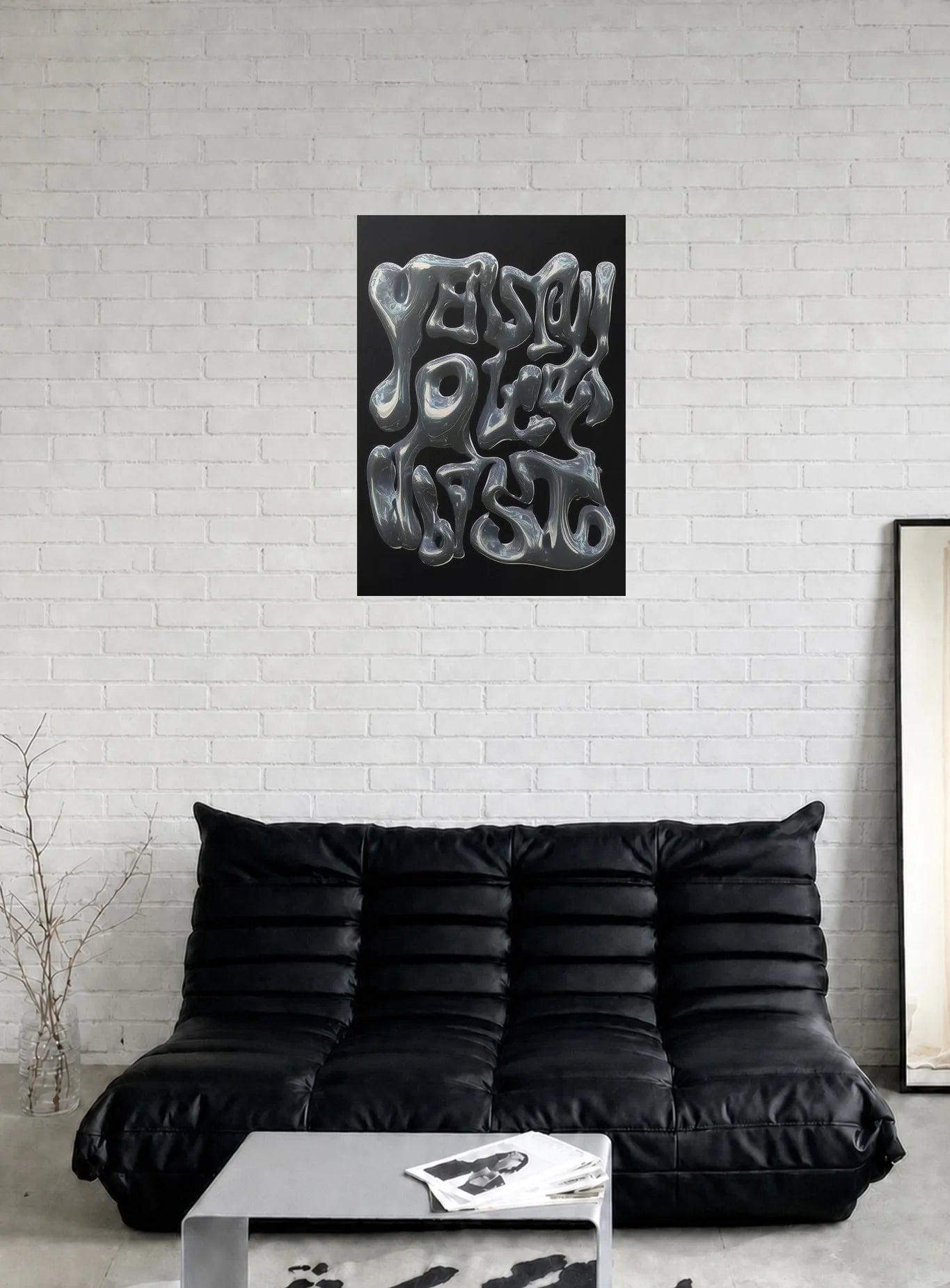 MELTED LANGUAGE shown in a room