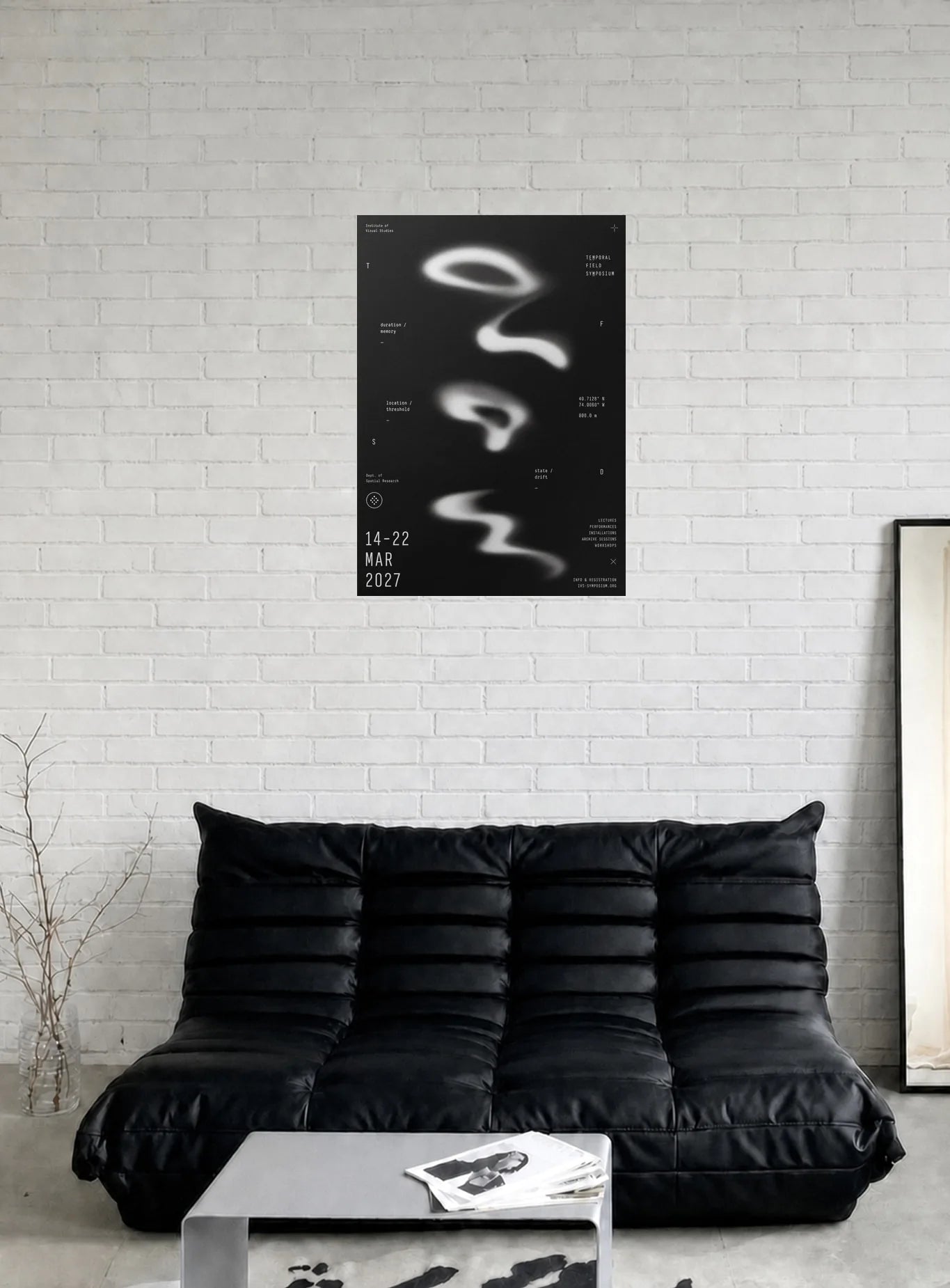 NOCTURNE shown in a room