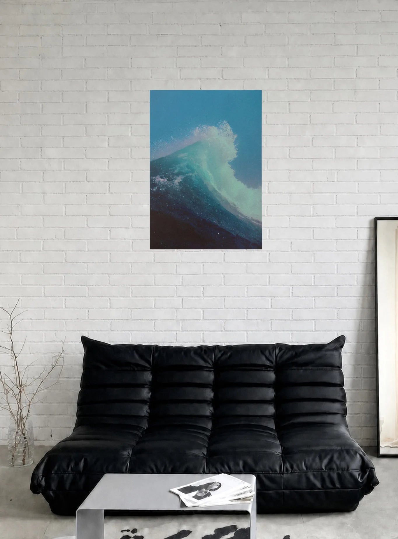 OCEAN, MID-EXHALE shown in a room
