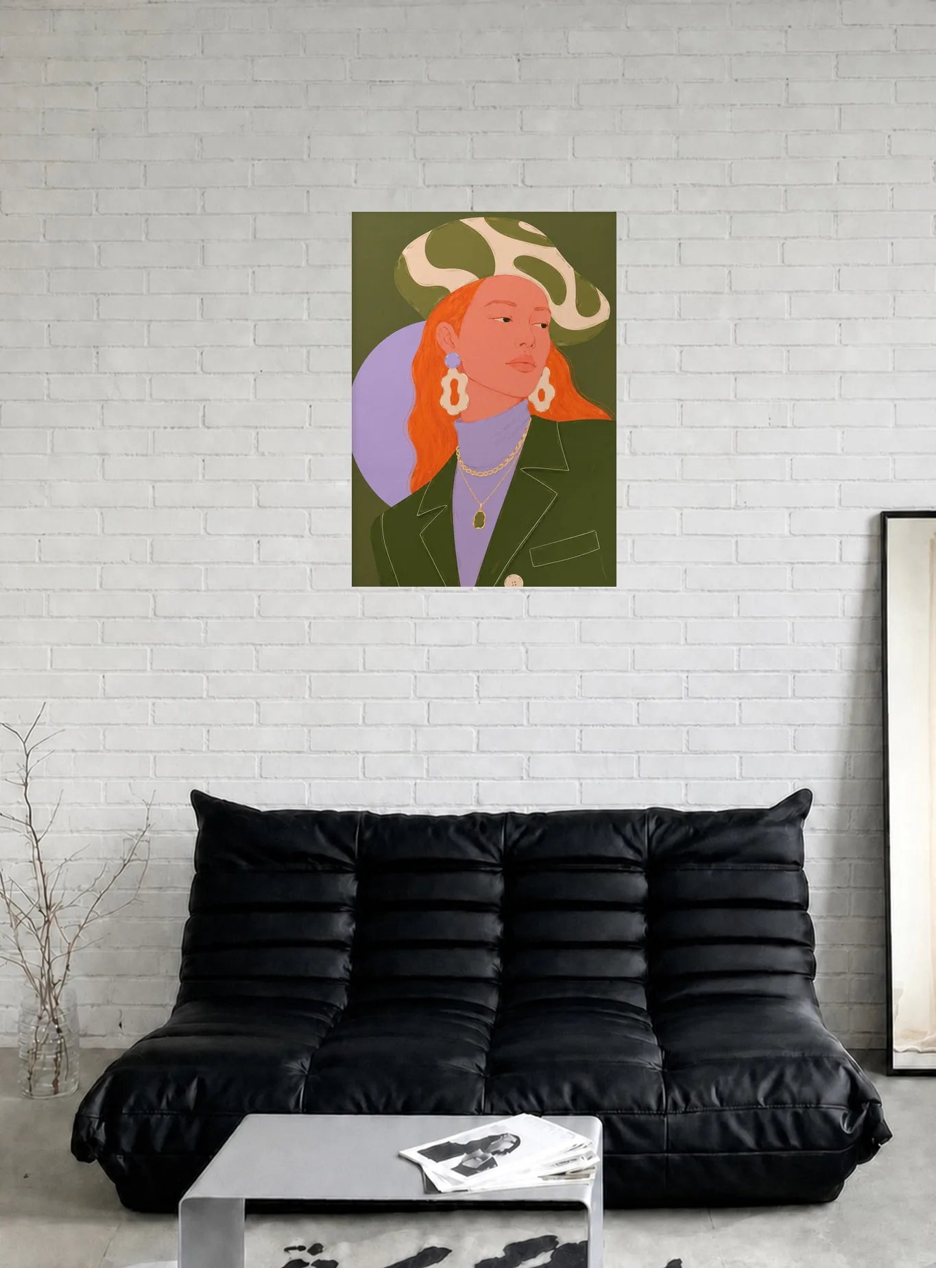 OLIVE & FLAME shown in a room