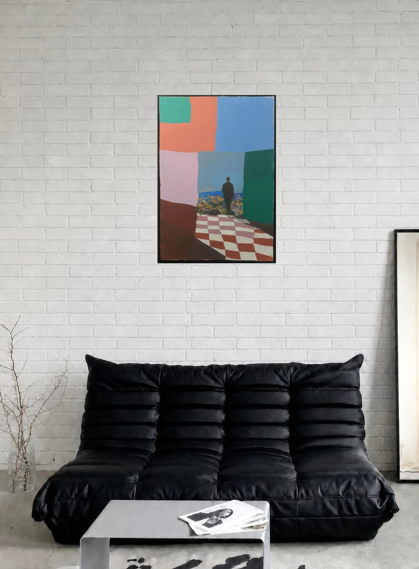 PASTEL HORIZONS shown in a room