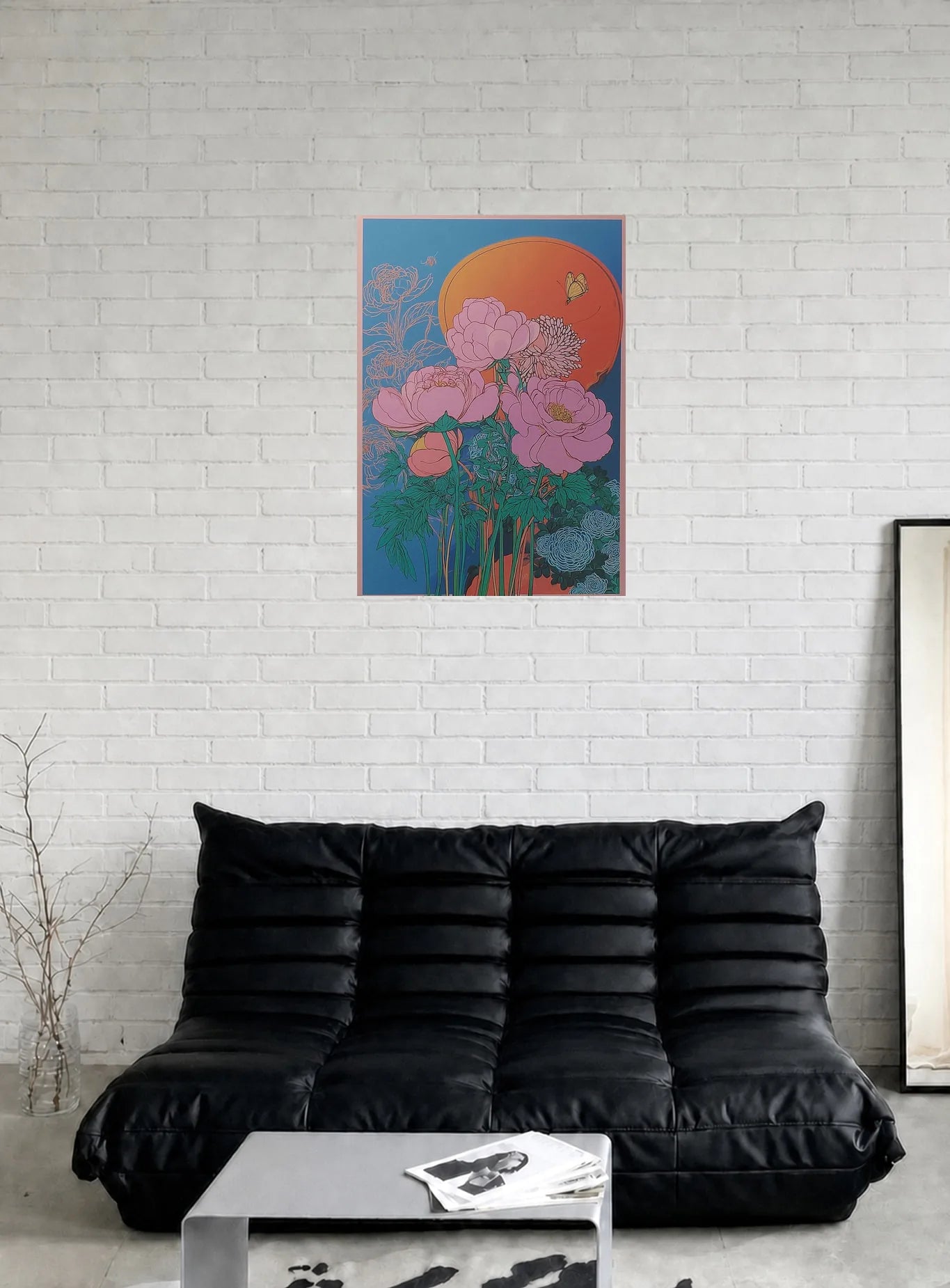 PEACE IN NATURE shown in a room