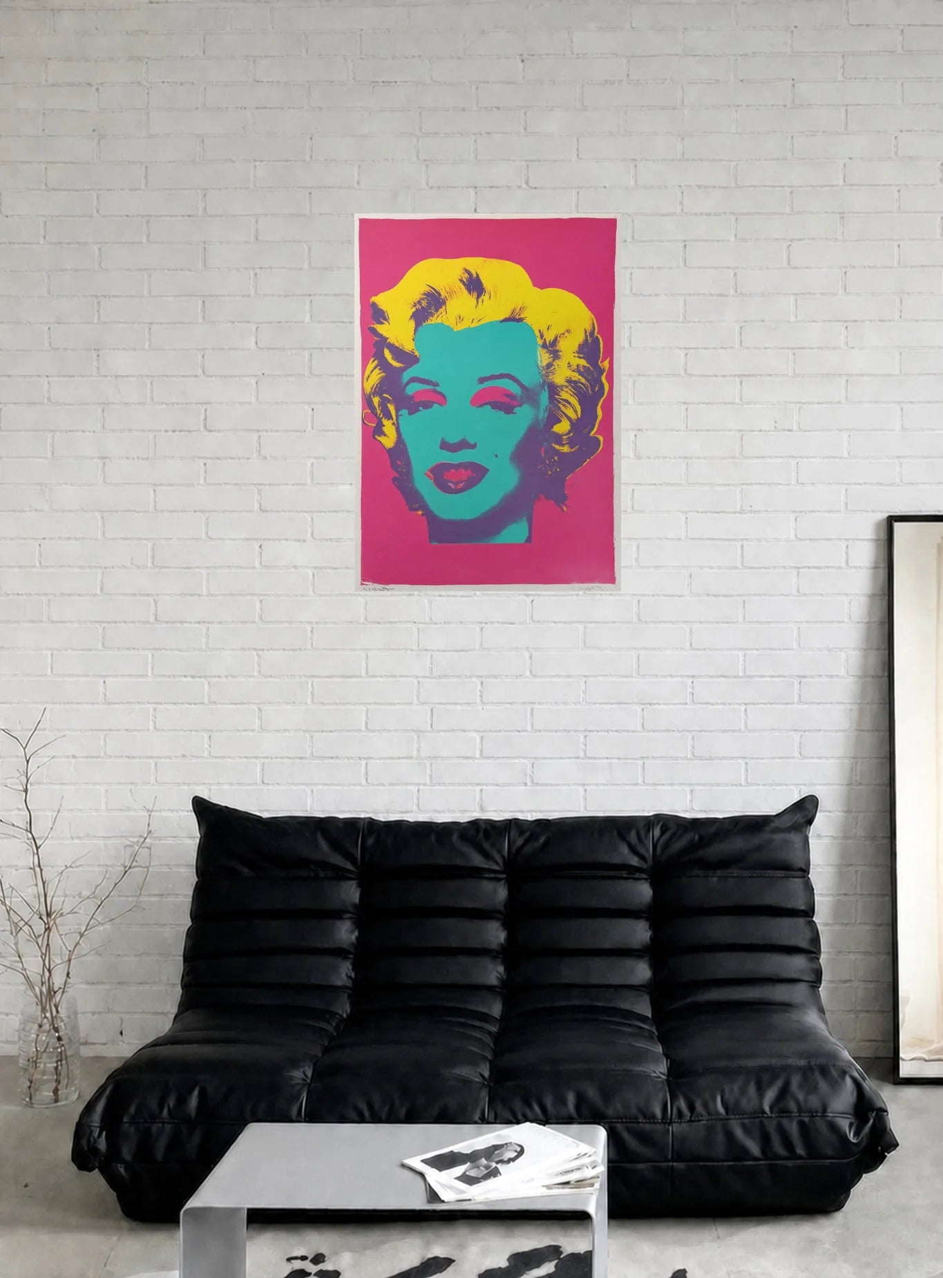 POP PORTRAITURE IN PINK shown in a room