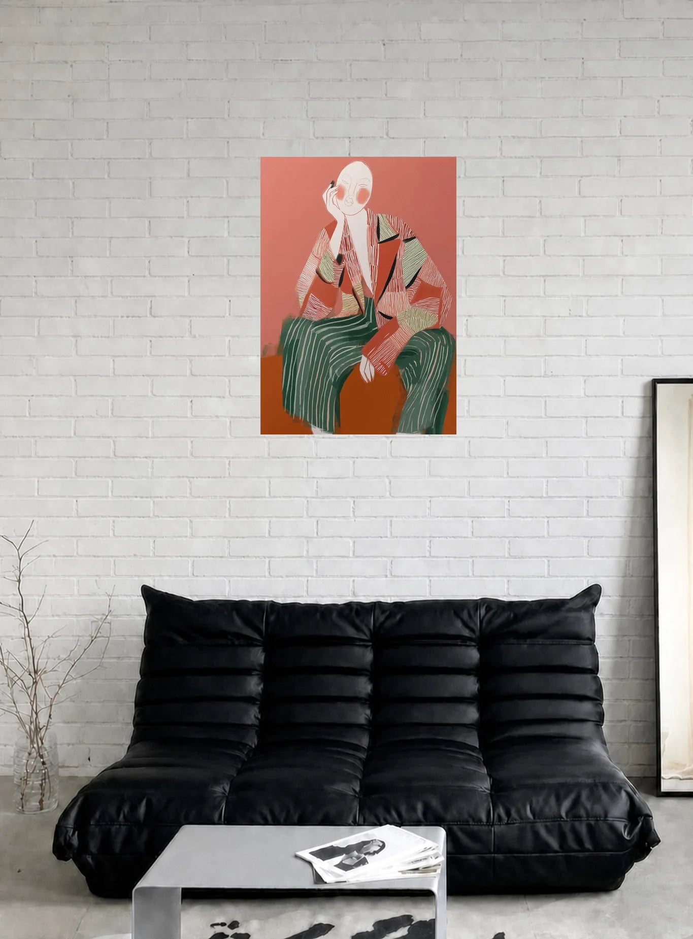 PORTRAIT IN TERRACOTTA shown in a room