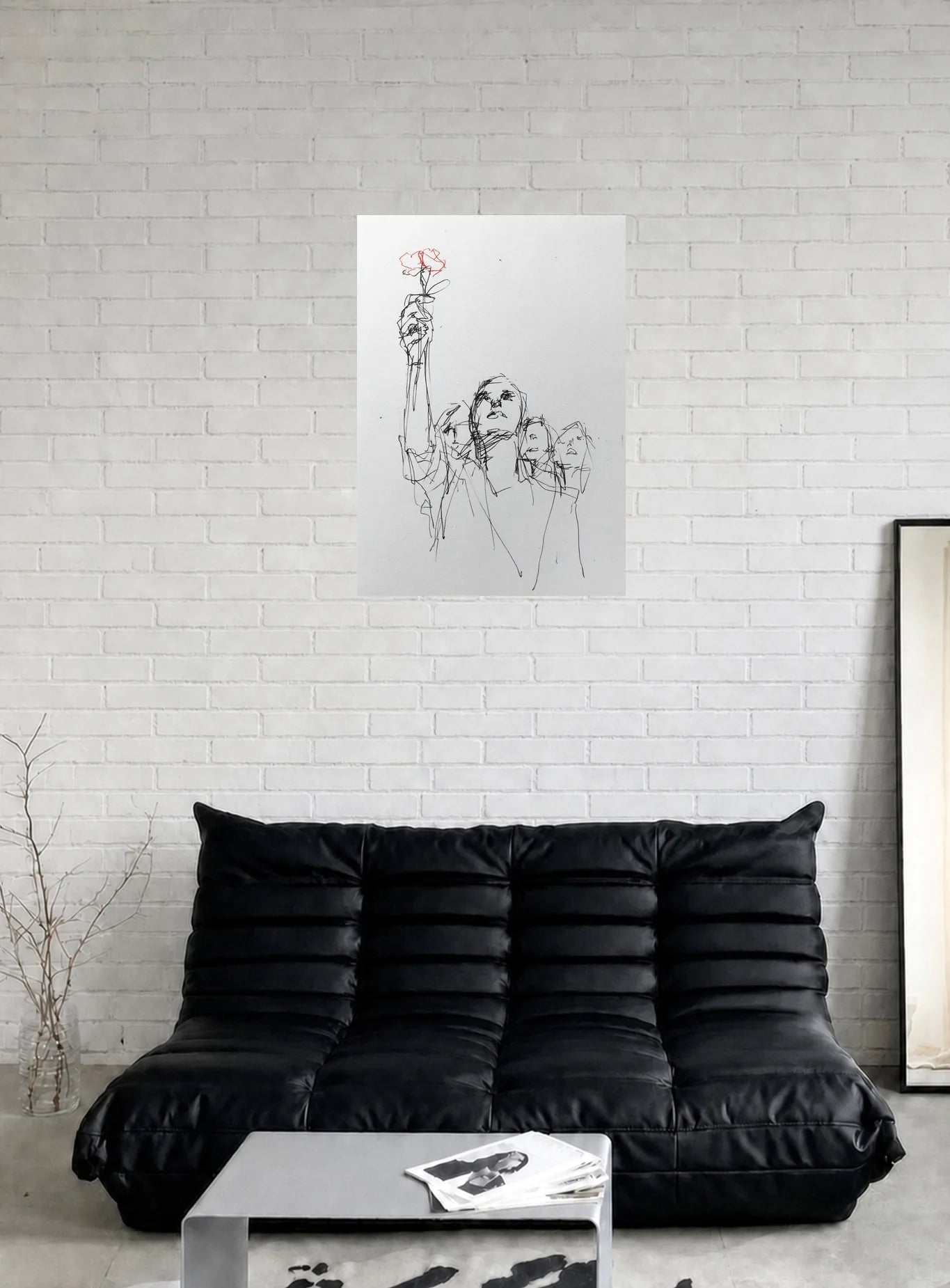 QUIET DEFIANCE shown in a room