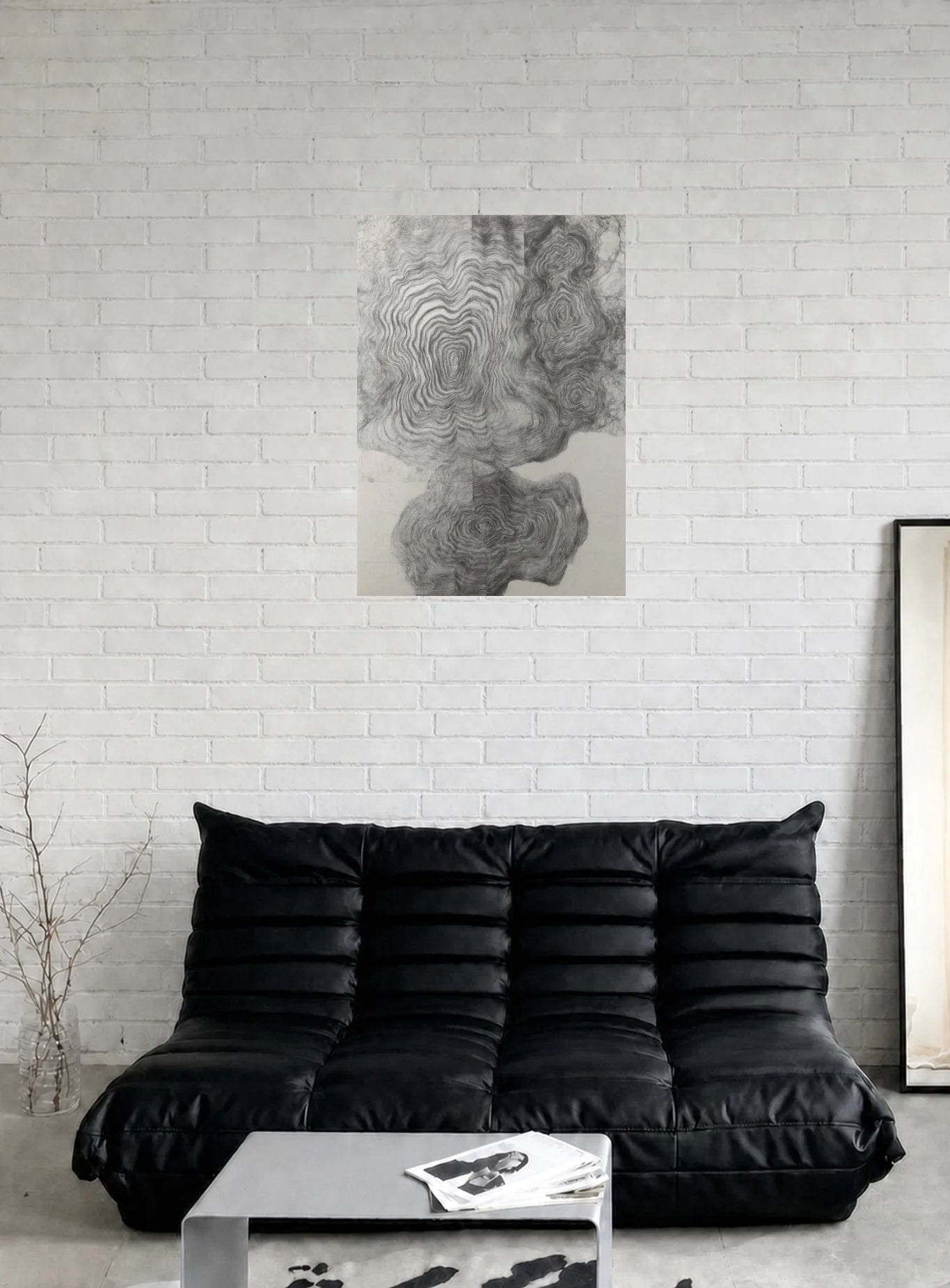 RIPPLE THEORY shown in a room