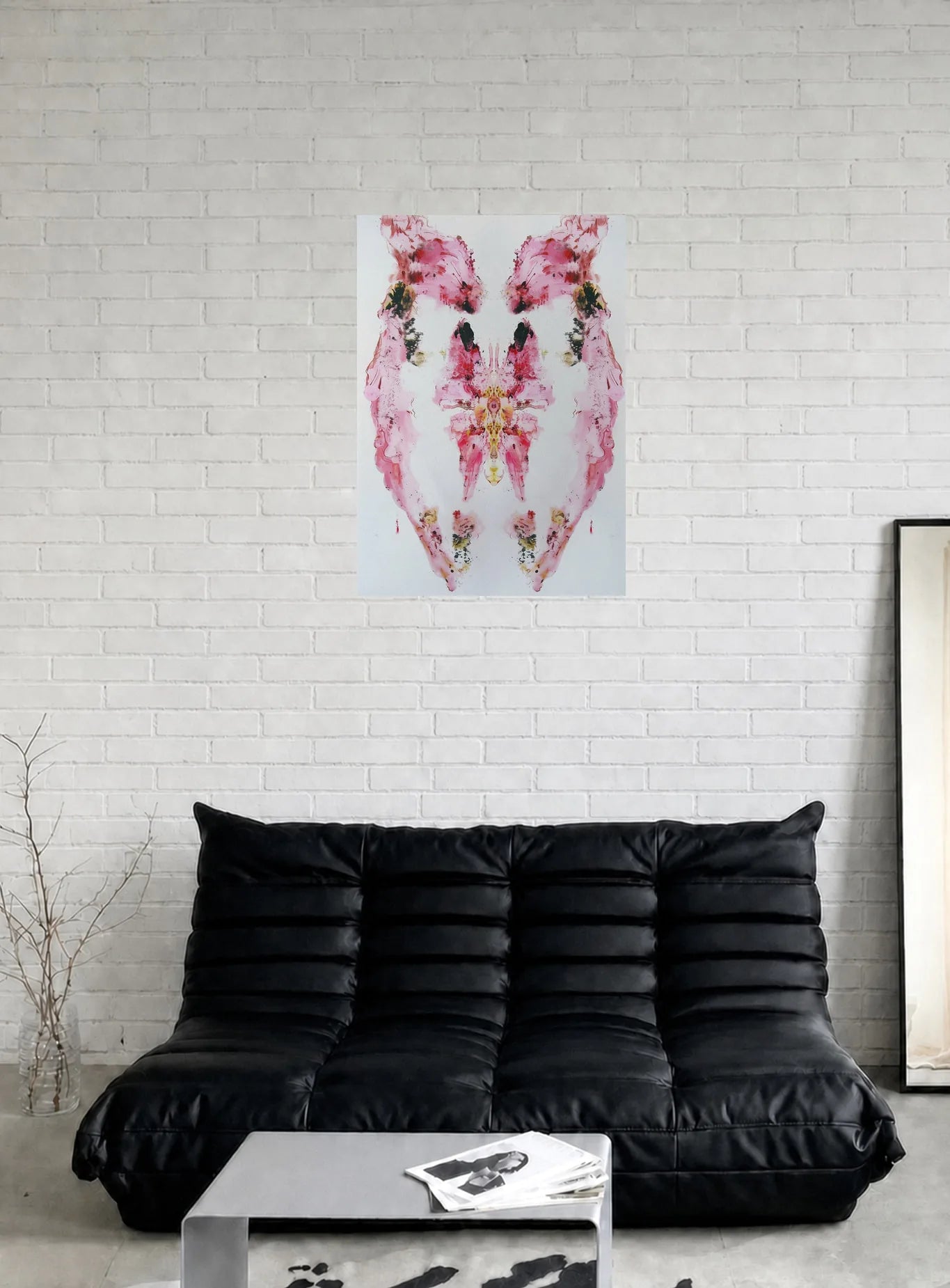 RORSCHACH’S BUTTERFLY shown in a room