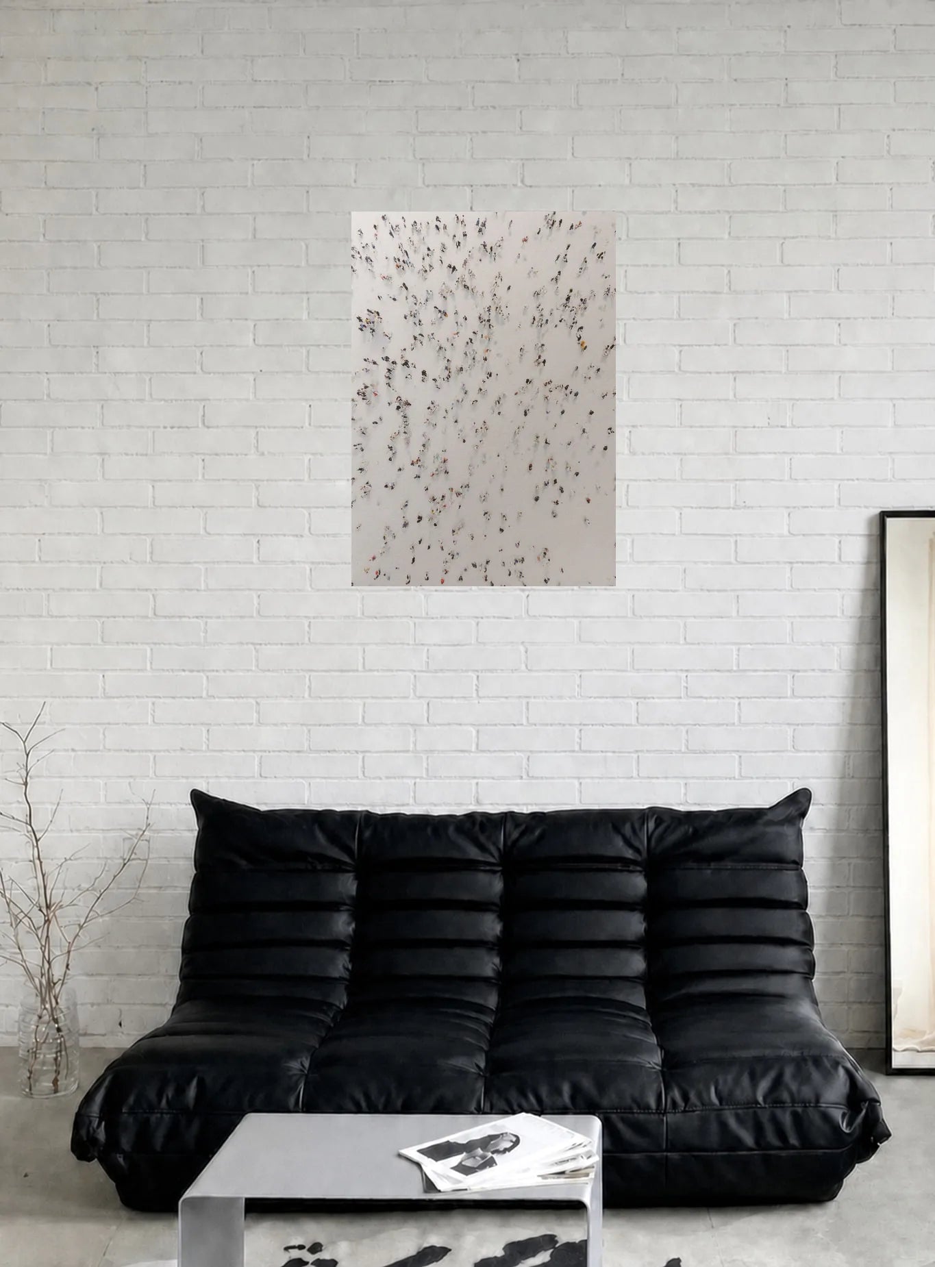 SCATTERED FOOTSTEPS shown in a room