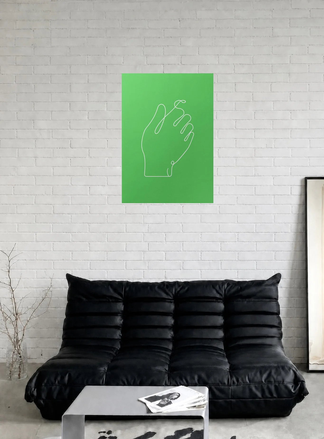 SINGLE THREAD shown in a room
