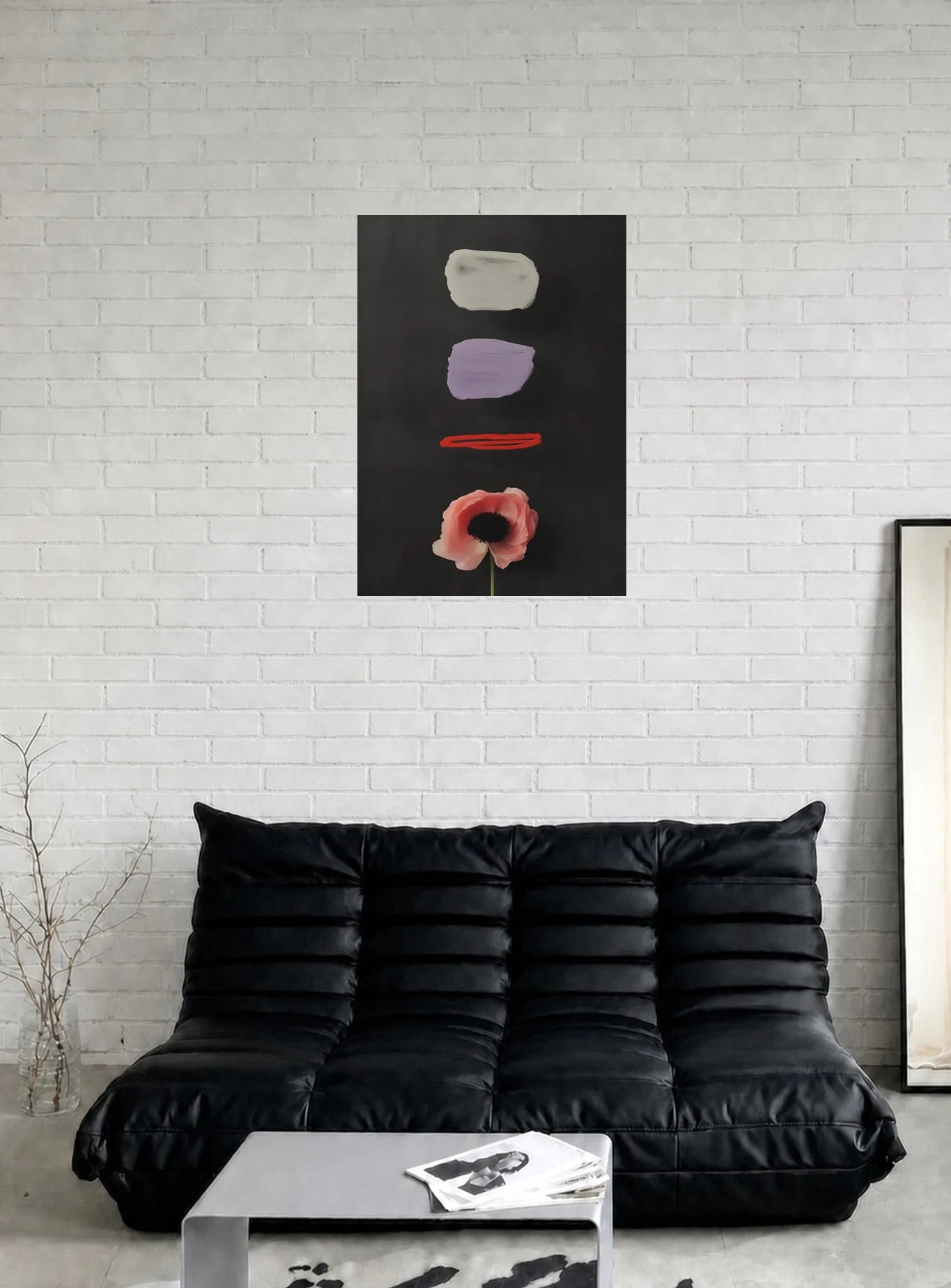 STILL LIFE shown in a room