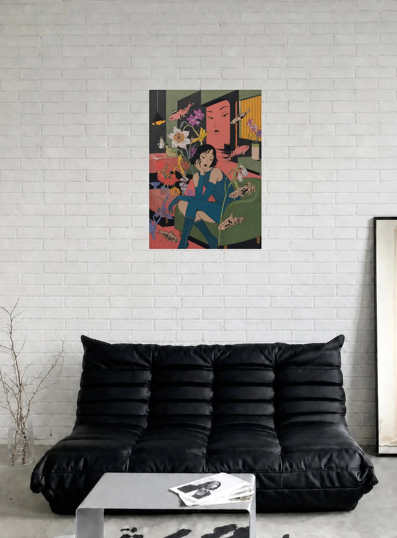 STILL LIFE WITH GUEST shown in a room