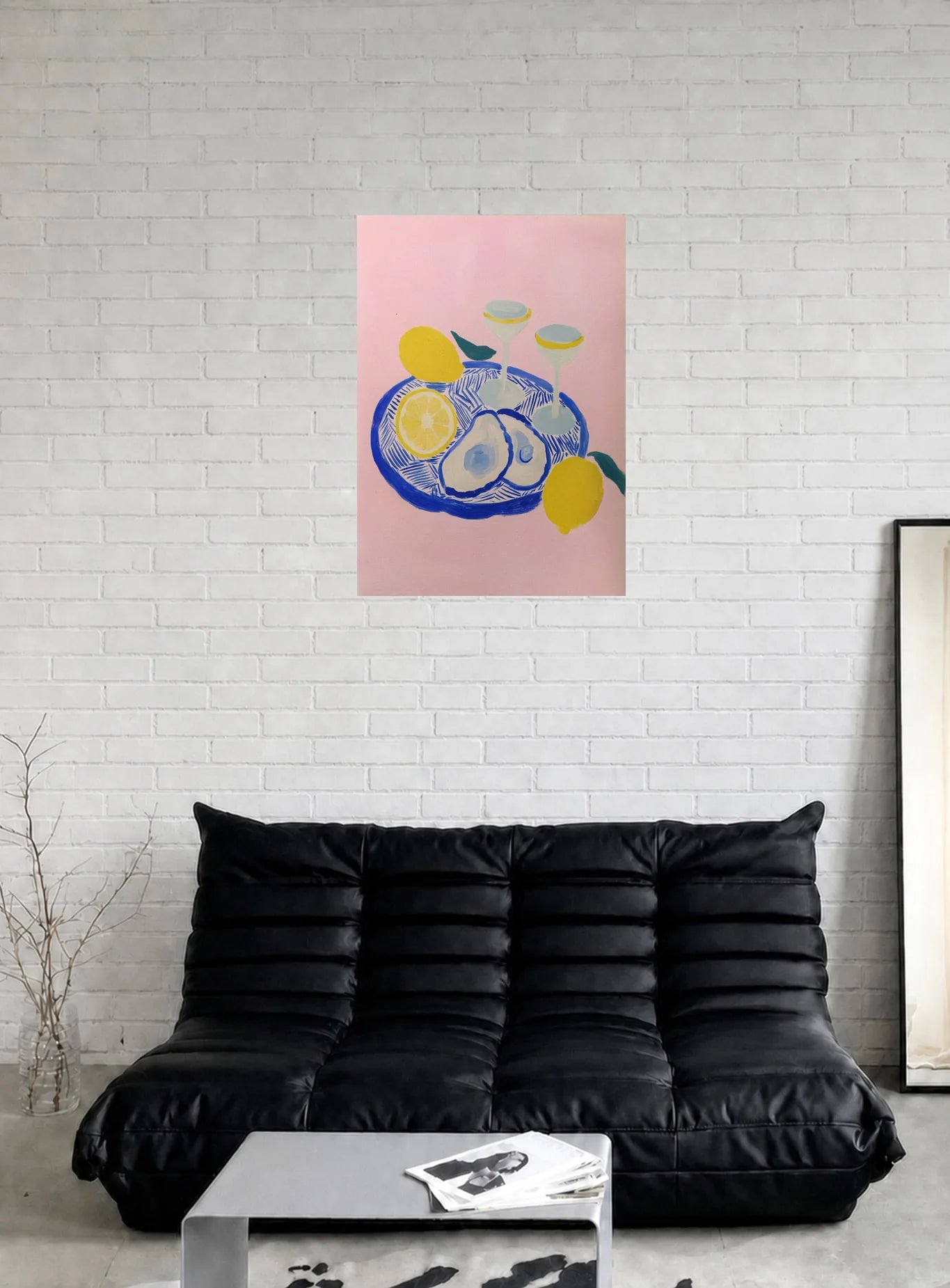 STILL LIFE WITH SHARP NOTES shown in a room