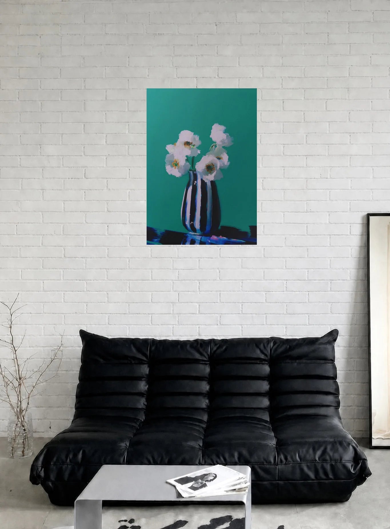 STRIPED SERENITY shown in a room
