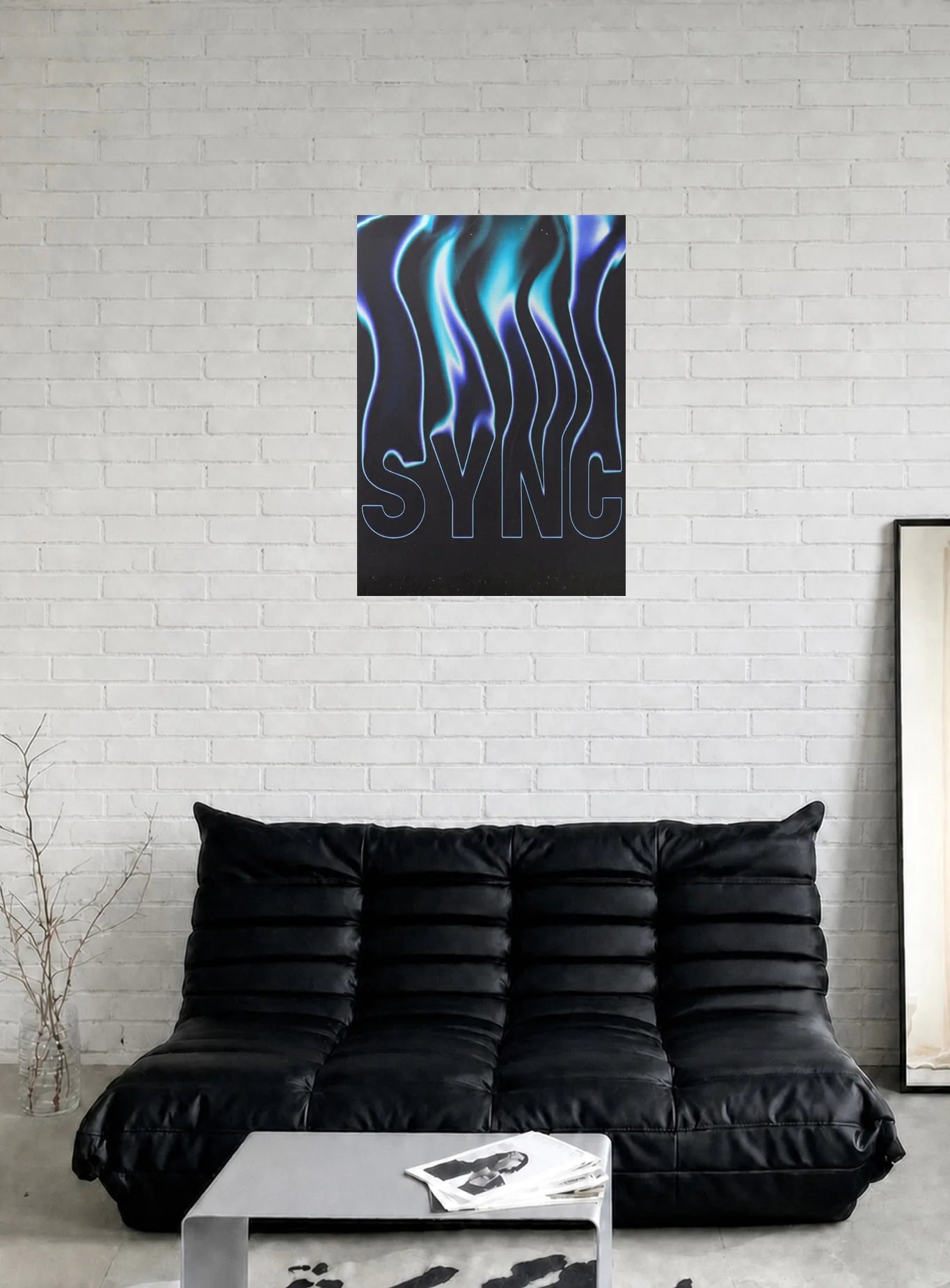 SYNC shown in a room