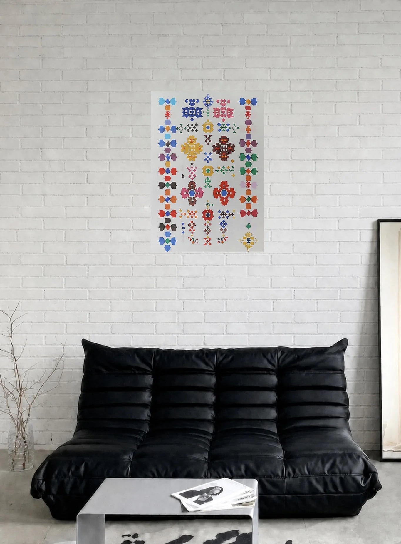 TESSELLATED DREAMS shown in a room