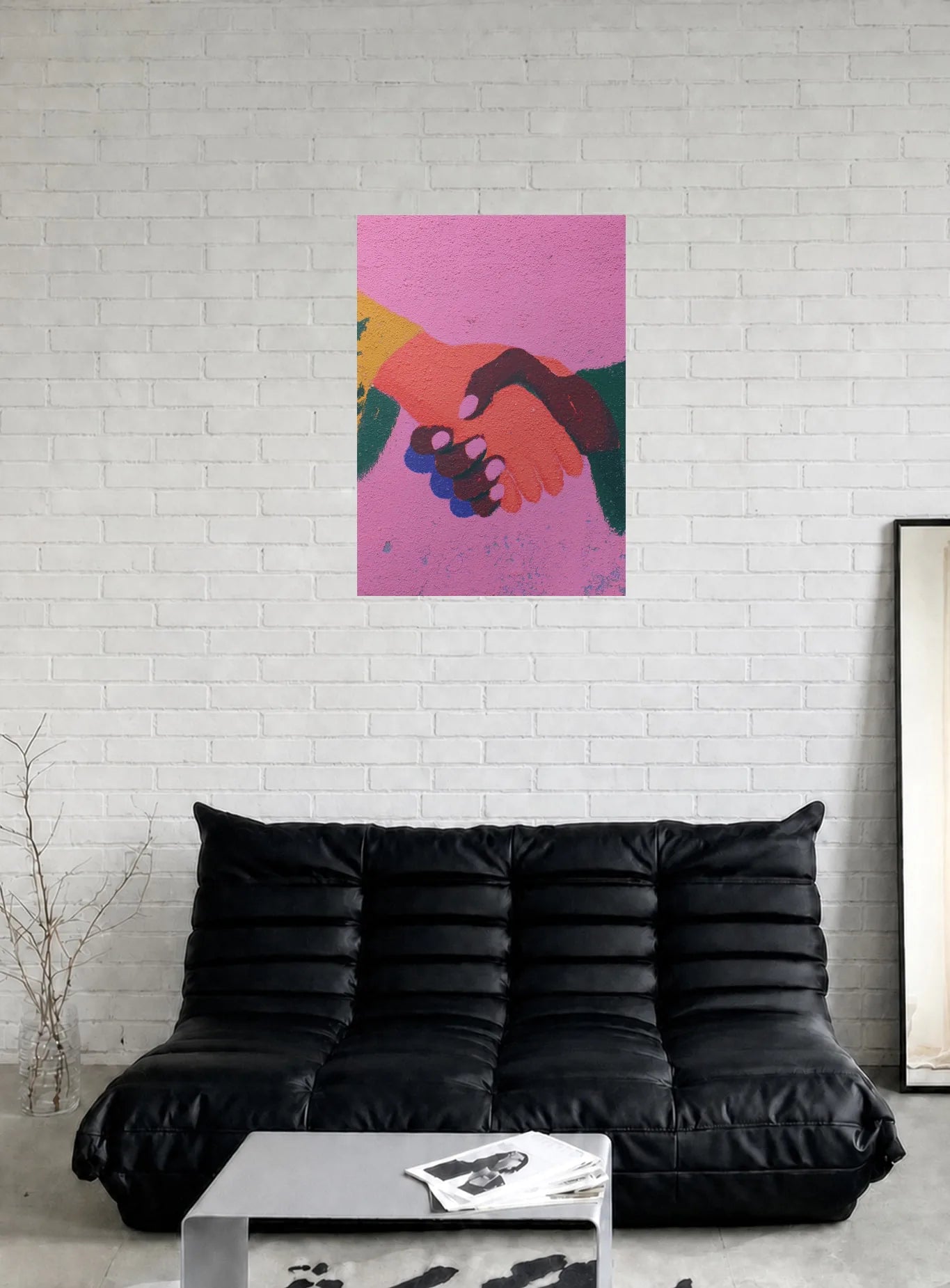TEXTURED ACCORD shown in a room