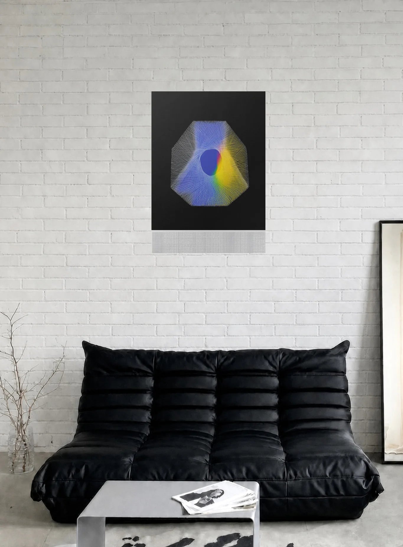 THE ART OF SLOW DISAPPEARING shown in a room