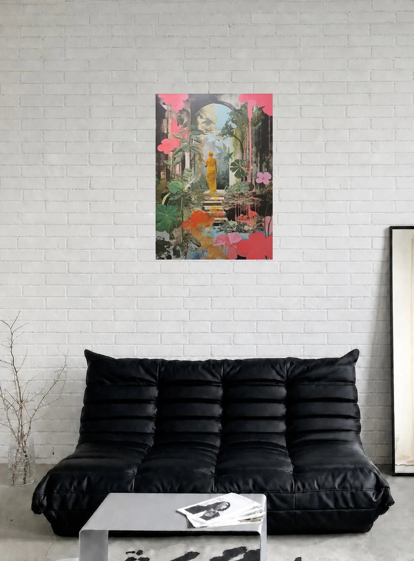 THE GARDEN shown in a room