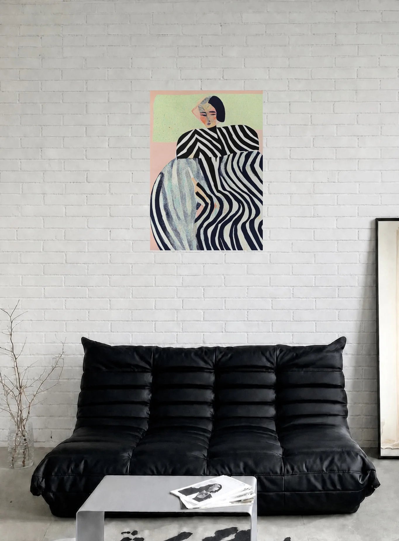 THE HYPNOTIC MUSE shown in a room