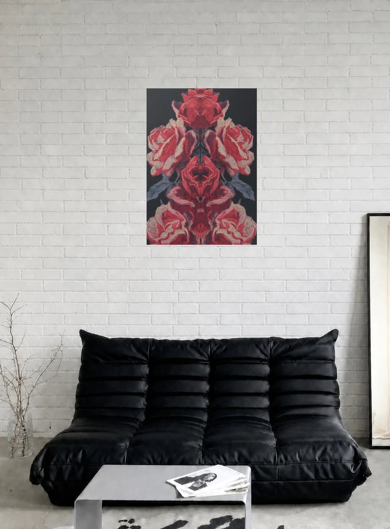 THE RED ORACLE shown in a room