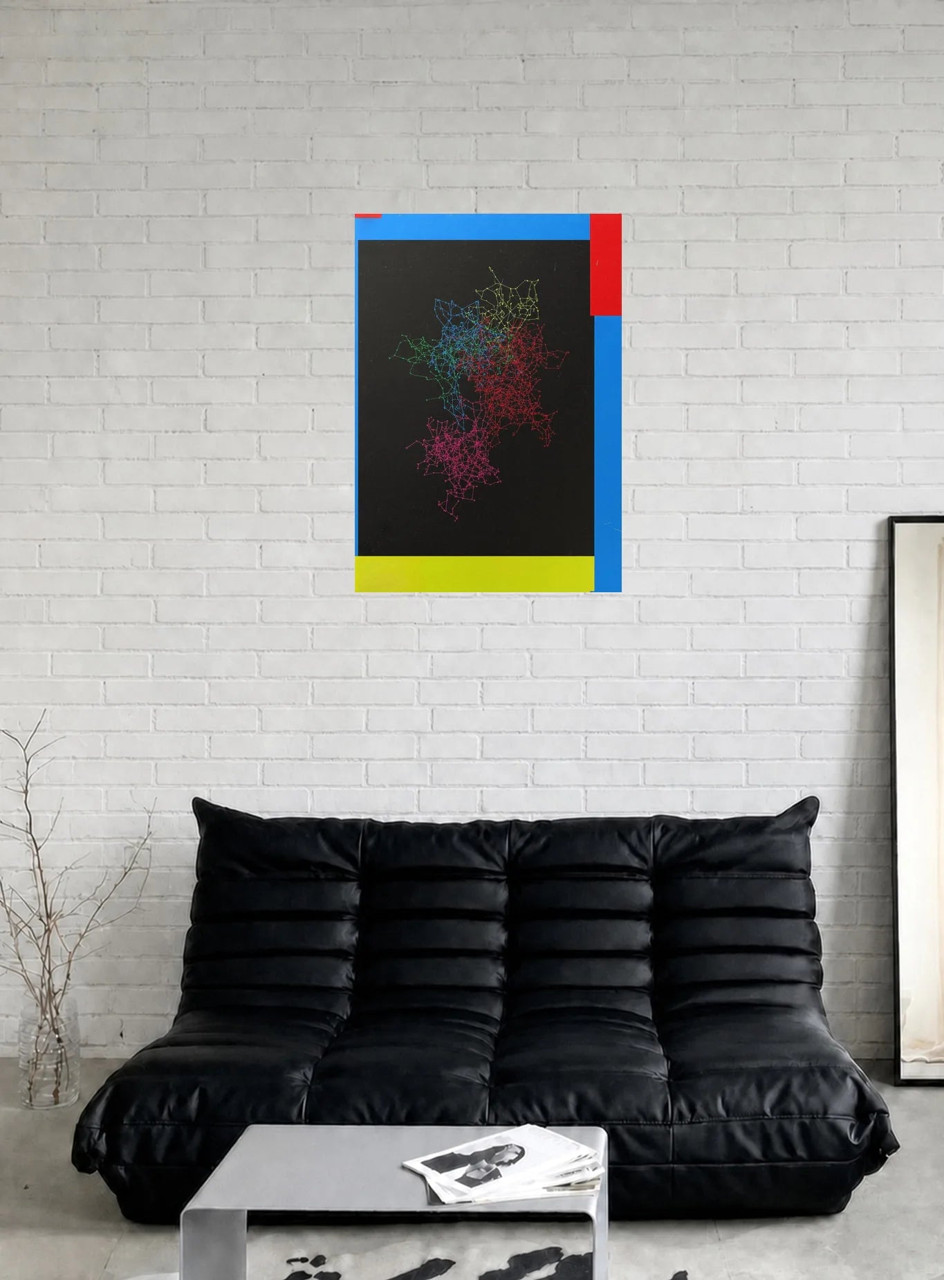 THE SQUARE THAT WANTED TO BE AIR shown in a room
