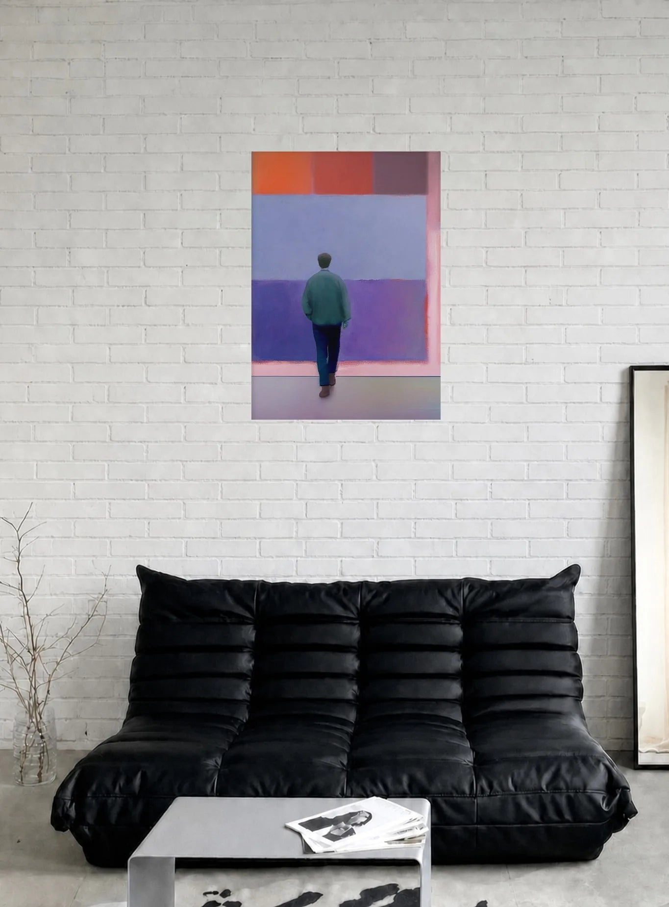 THE STRANGER shown in a room