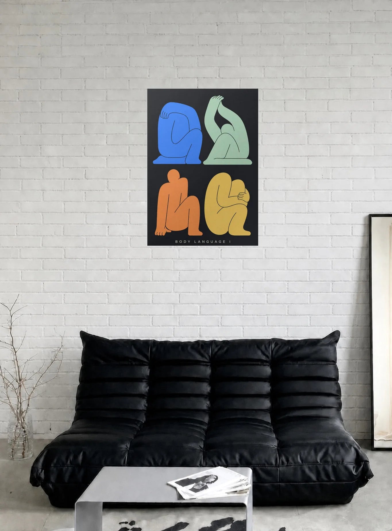 THE VIVID SELF shown in a room