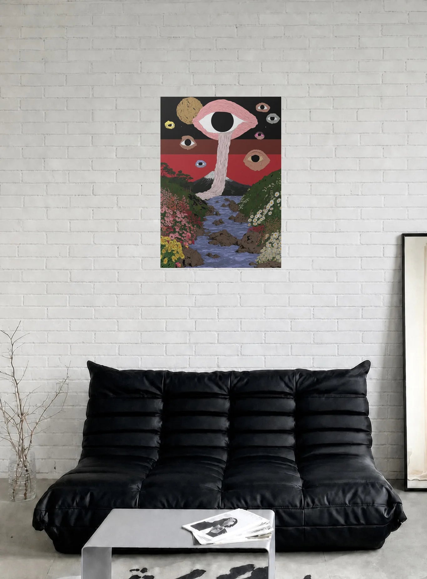 THE WATCHFUL VALLEY shown in a room