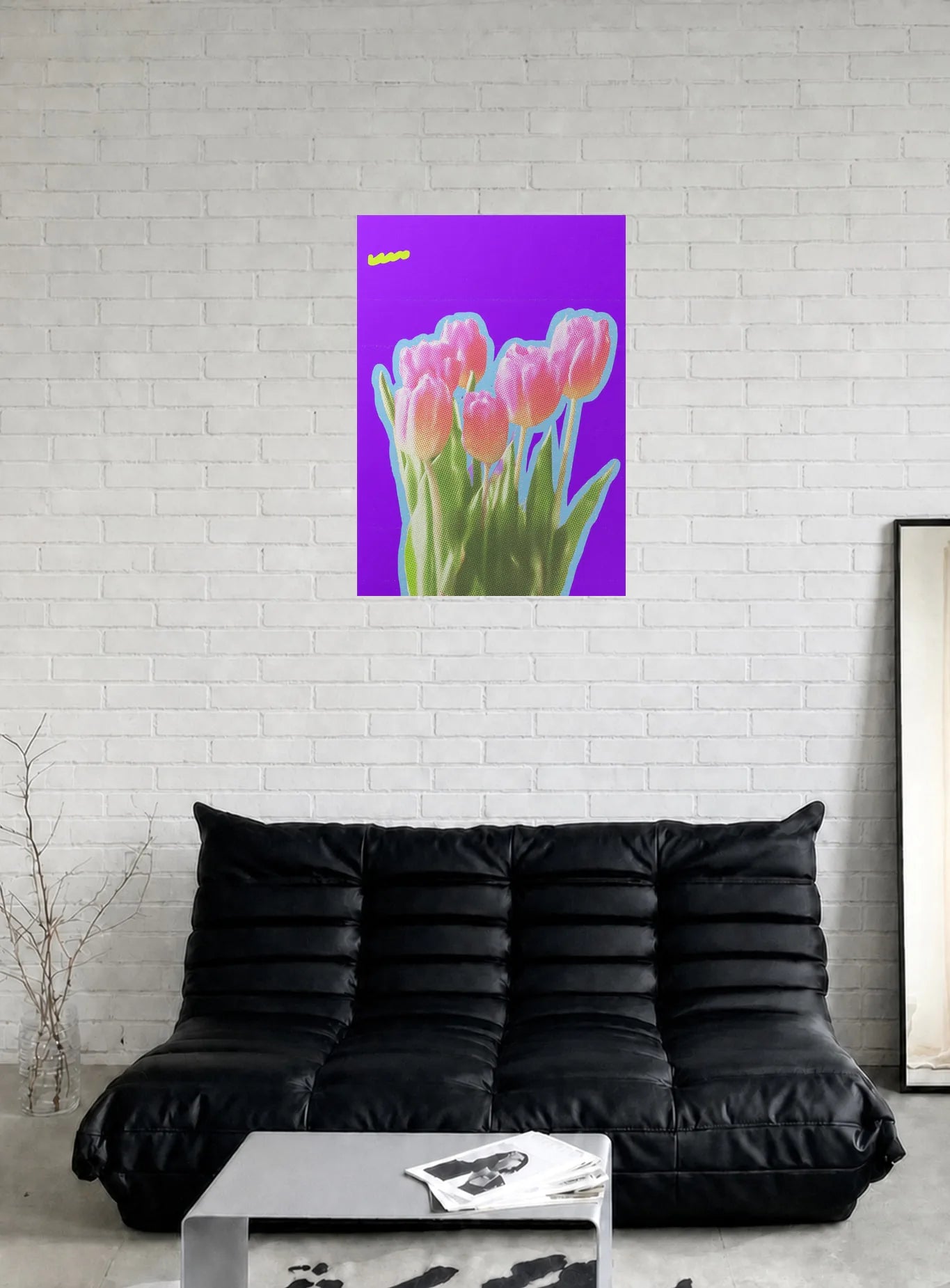 ULTRAVIOLET BLOOM shown in a room
